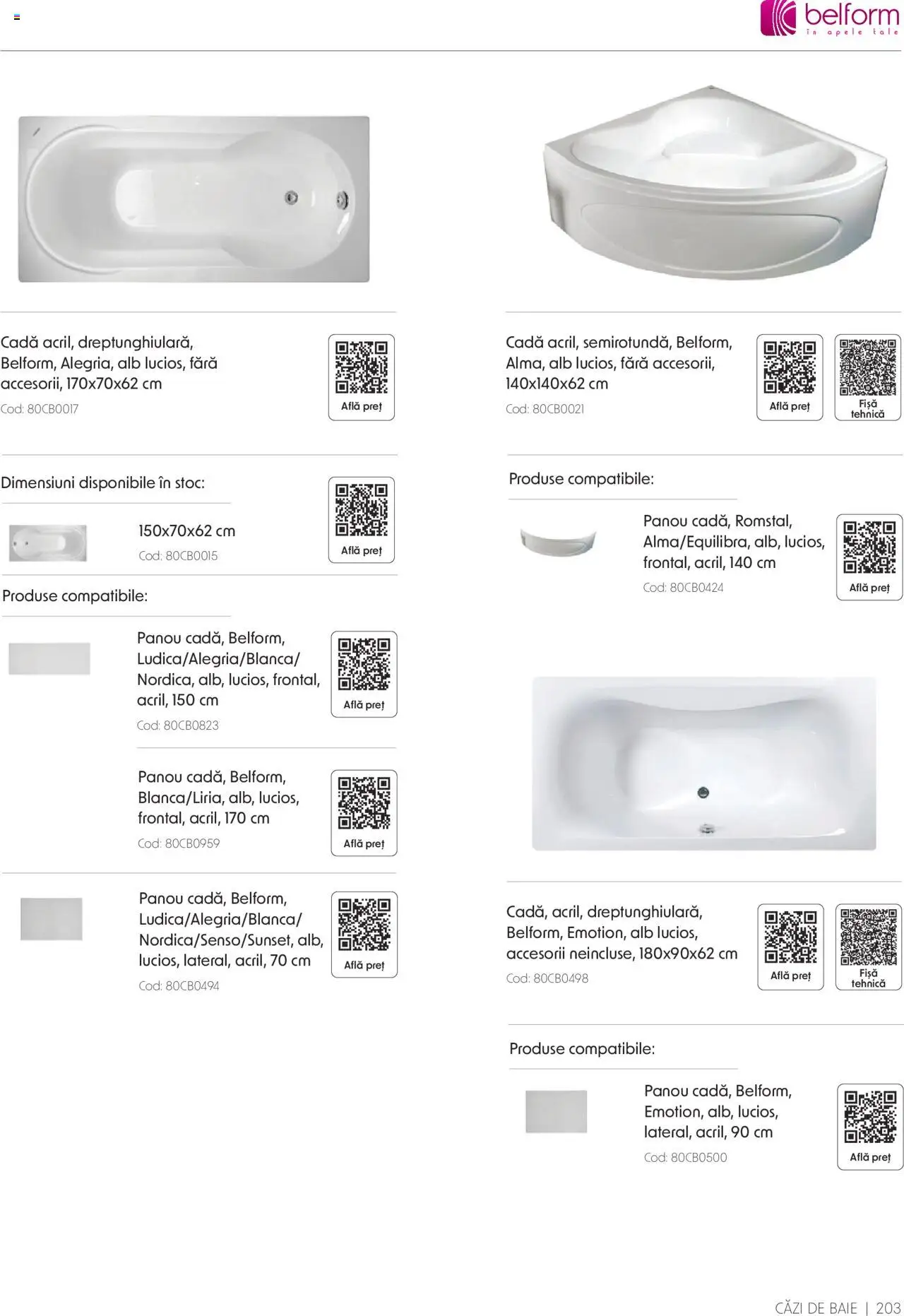 Catalog Romstal – valabil de la 25.11.2024 | Pagină: 203 | Produse: Cadă