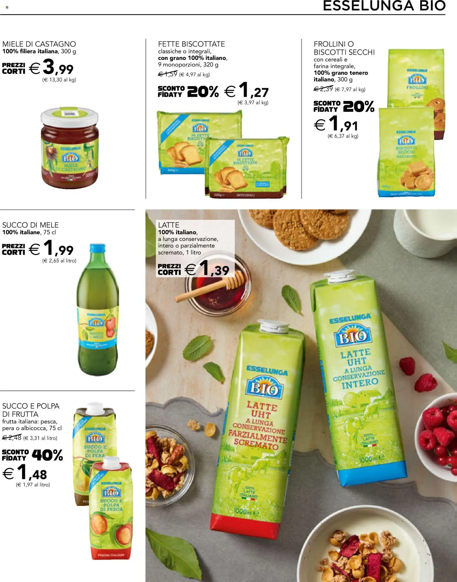 Volantino Esselunga S del 26.02.2026 | Pagina: 13 | Prodotti: Cereali, Frutta, Latte, Miele