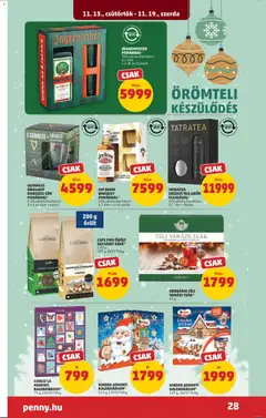 CAFE FREI ŐRÖLT DESSZERT KÁVÉ*, 2-féle, 200 g, 8495 Ft/kg - amely érvényes a következő dátumtól: 13.11.2025 | Oldal: 32