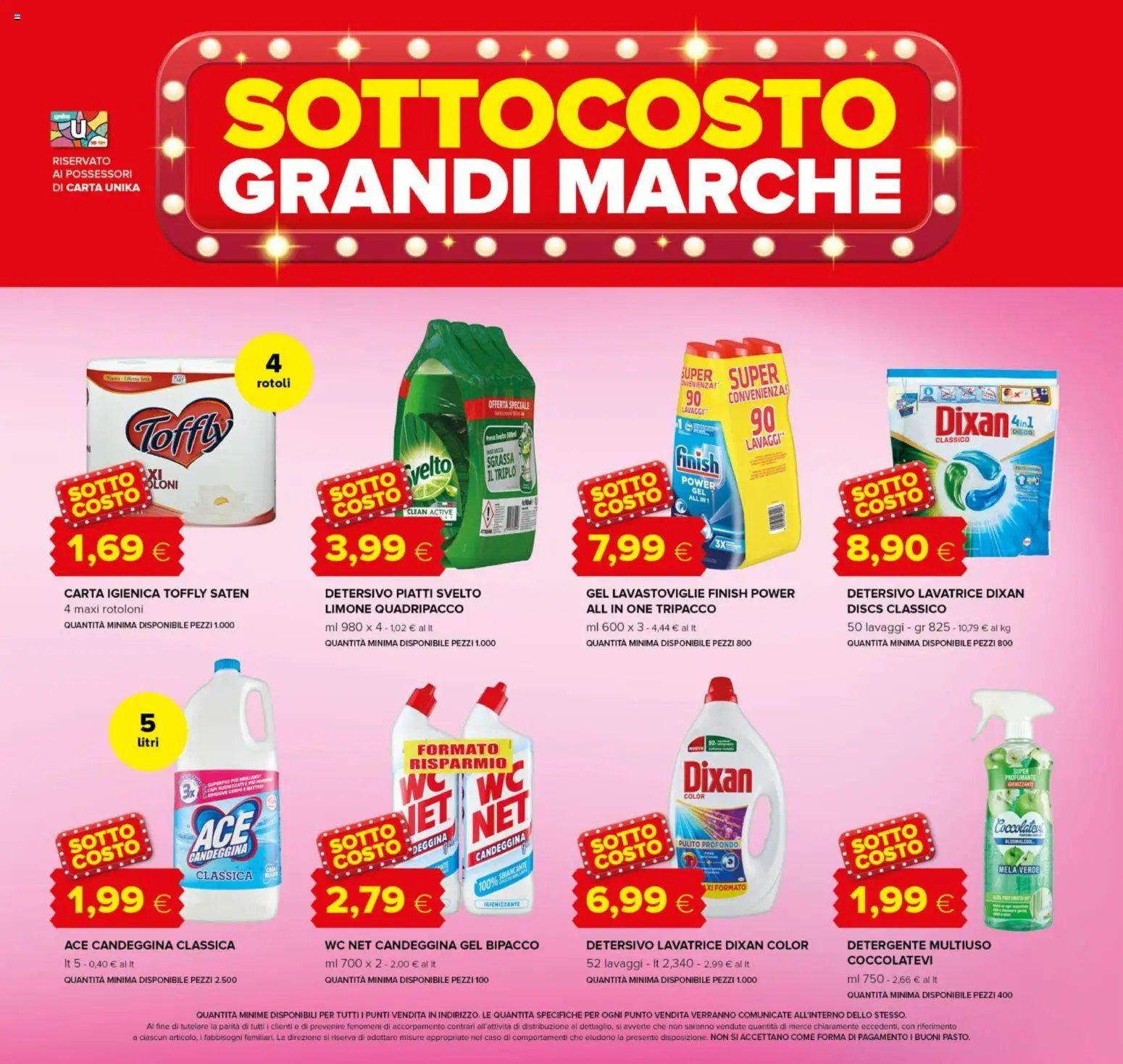 Volantino Oasi del 21.11.2025 | Pagina: 5 | Prodotti: Carta igienica, Lavatrice, Lavastoviglie, WC