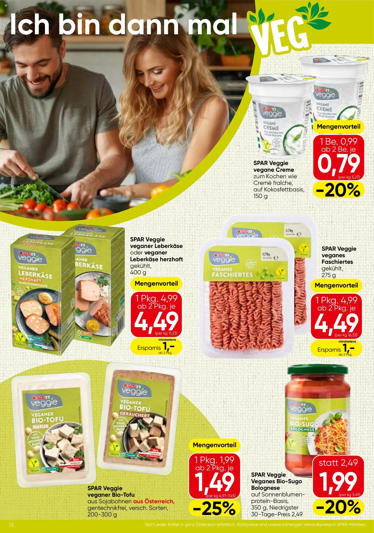 Spar Flugblatt - Steiermark gültig ab 02.01.2026 | Seite: 12 | Produkte: Creme