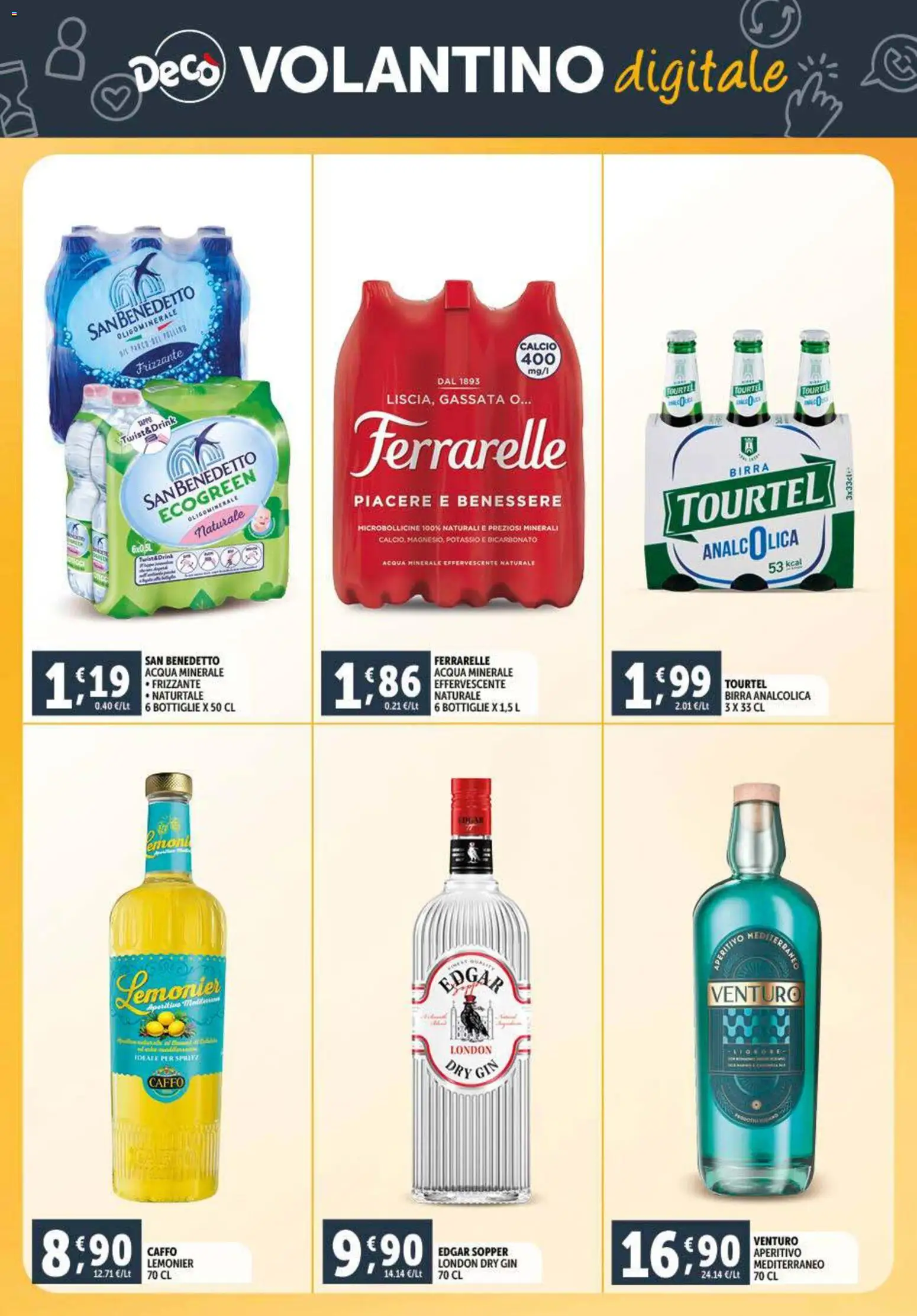 Volantino Decò del 28.10.2025 | Pagina: 31 | Prodotti: Birra, Bicarbonato, Acqua, Ferrarelle