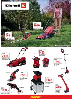 Náhled letáku BAUMAX leták - Jaro v zahradě  od 12.03.2026 | Strana: 8 | Produkty: Nůžky, Strunová sekačka, Elektrická sekačka, Baterie