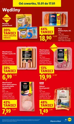 Pogląd oferty "Pikok Kiełbasa śląska, XXL, Sausage, 1.5 kg" - ważna od 15.01.2026 | Strona: 31