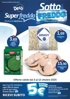 Anteprima del volantino Decò Superfreddo catalogo valido a partire dal 03.10.2025