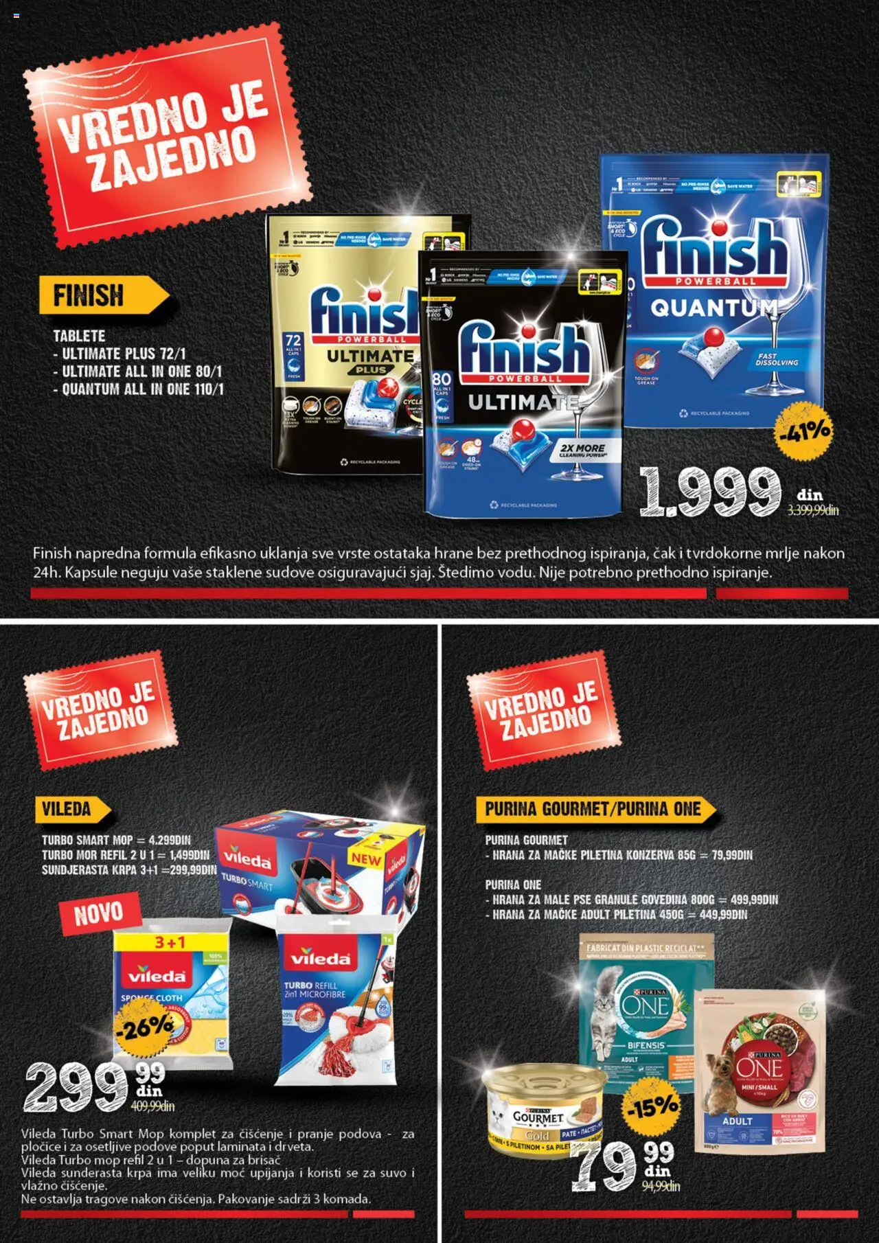 Idea katalog - važi od 16.10.2025 | Strana: 35 | Proizvode: Purina, Finish, Vileda, Piletina