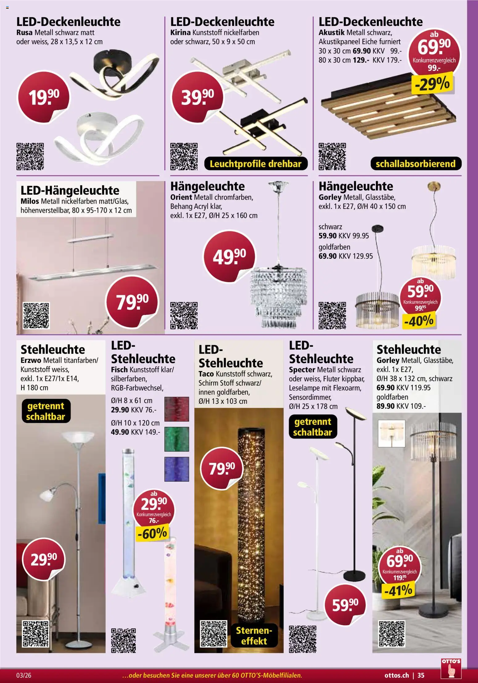 Otto's Aktionen Möbelflyer – gültig ab 01.03.2026 | Seite: 35 | Produkte: Fisch