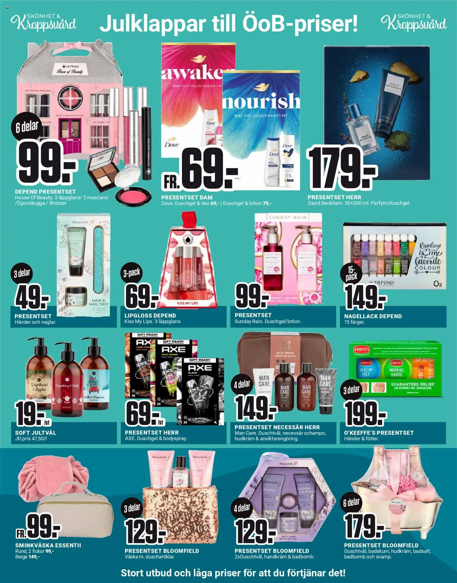 ÖoB reklamblad aktuell från 17.11.2025 | Sida: 3 | Produkter: Bronzer, Nagellack, Set, Necessär