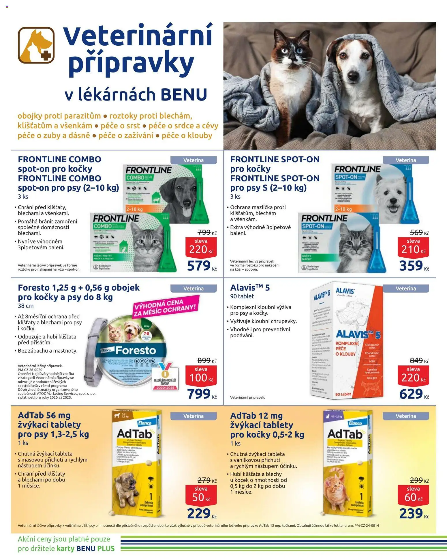 Benu leták od 01.03.2026 | Strana: 18 | Produkty: Tablet, Mačky, Foresto, Karty