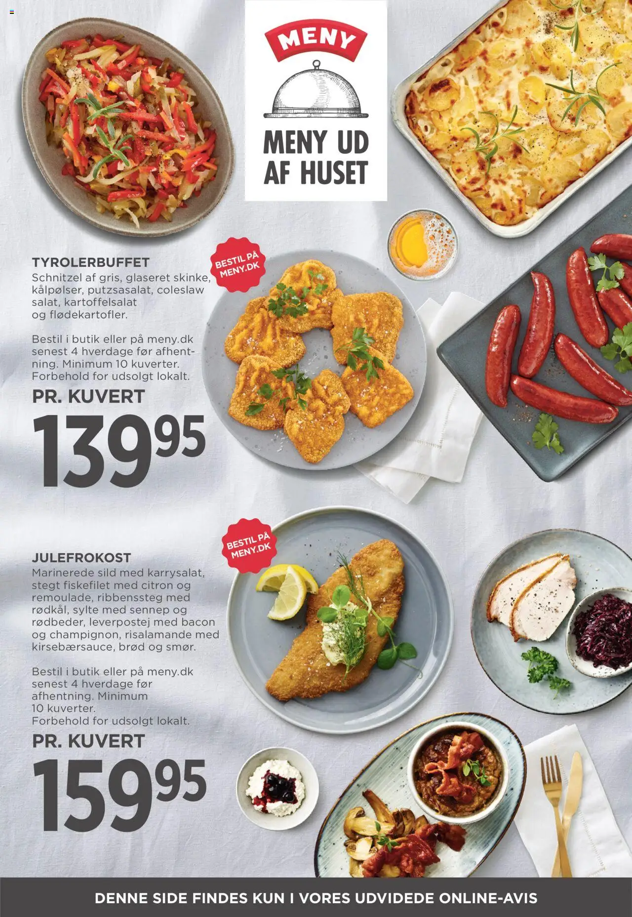 Meny tilbudsavis – gyldig fra 10.10.2025 | Side: 12 | Produkter: Brød, Kartoffelsalat, Leverpostej, Sennep