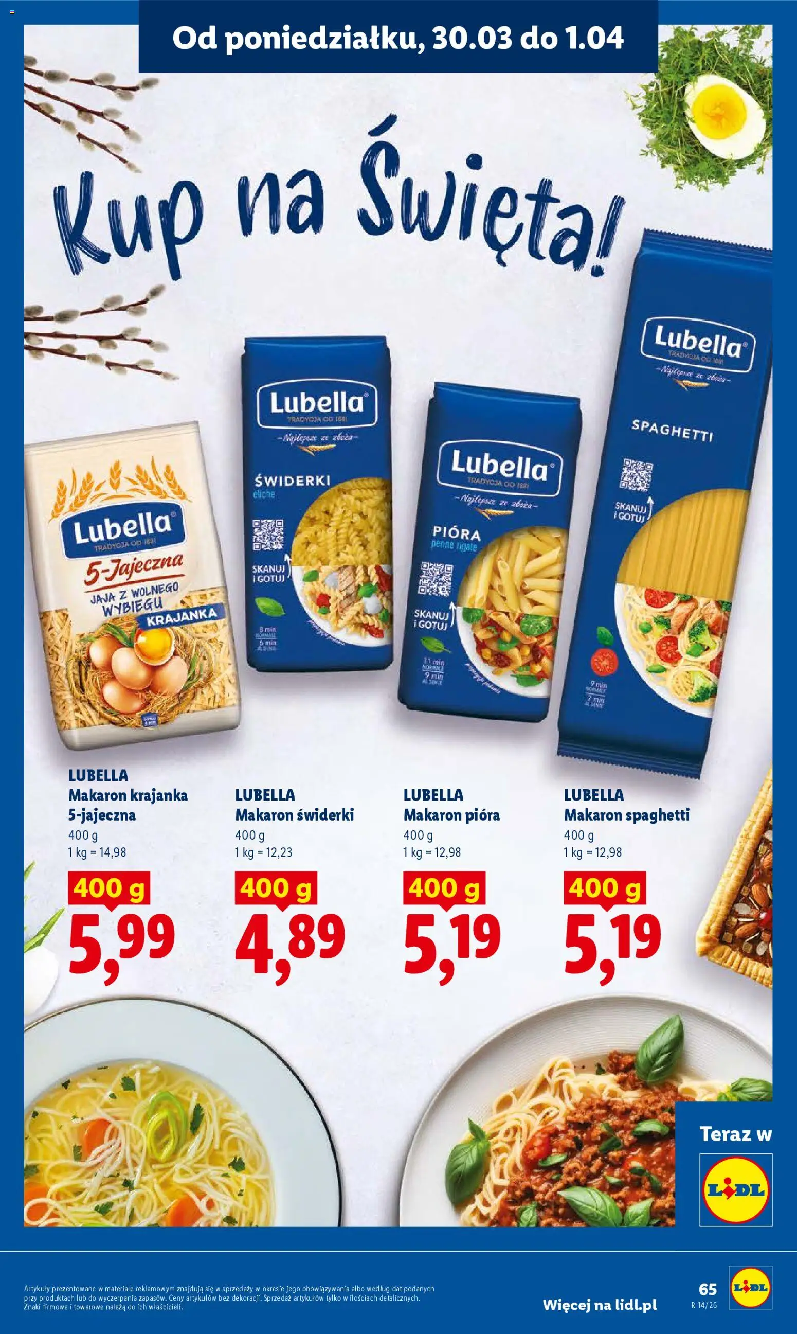 Lidl gazetka od 30.03.2026 | Strona: 65