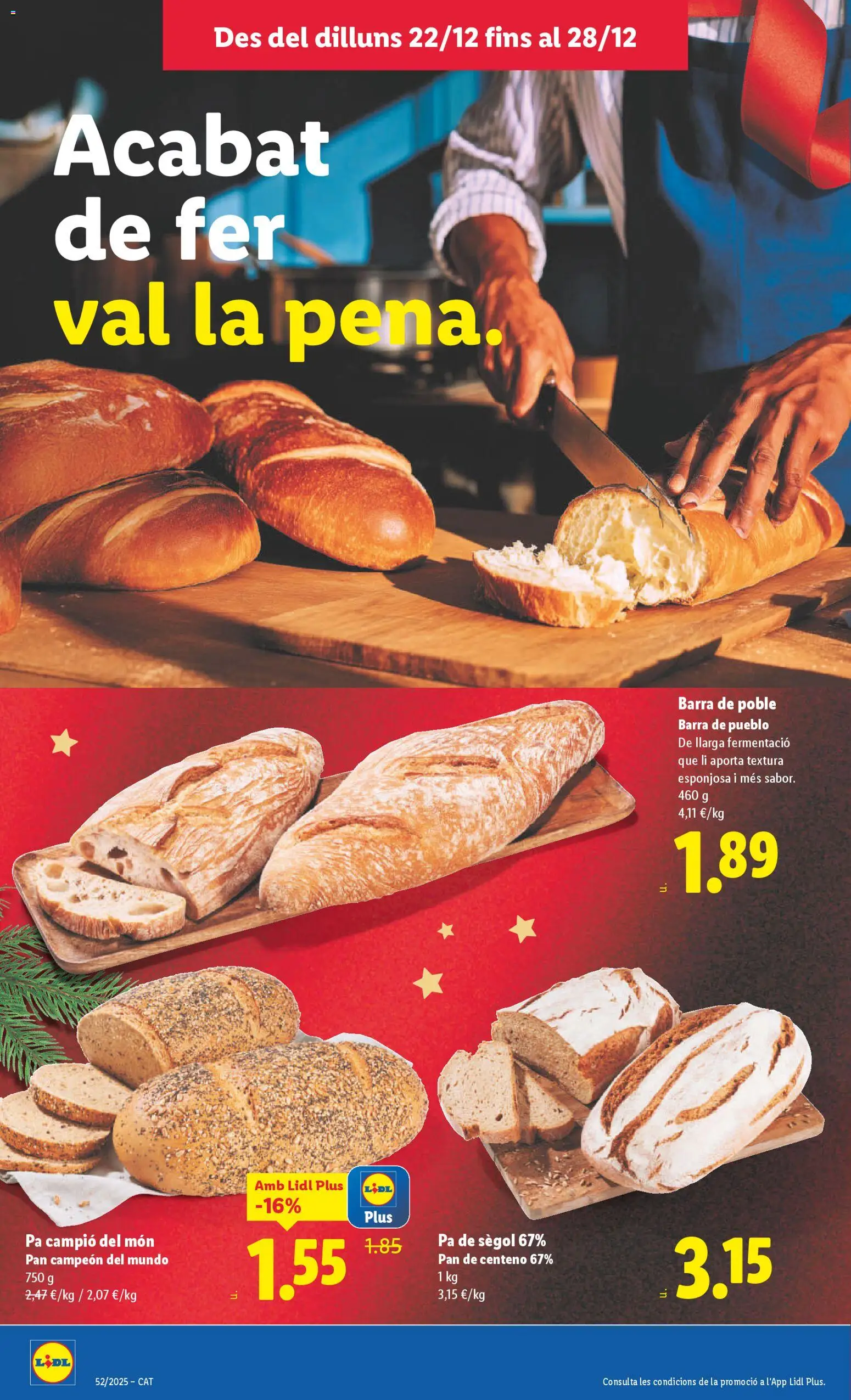 Lidl folleto │ válido desde el 22.12.2025 | Página: 22 | Productos: Pan