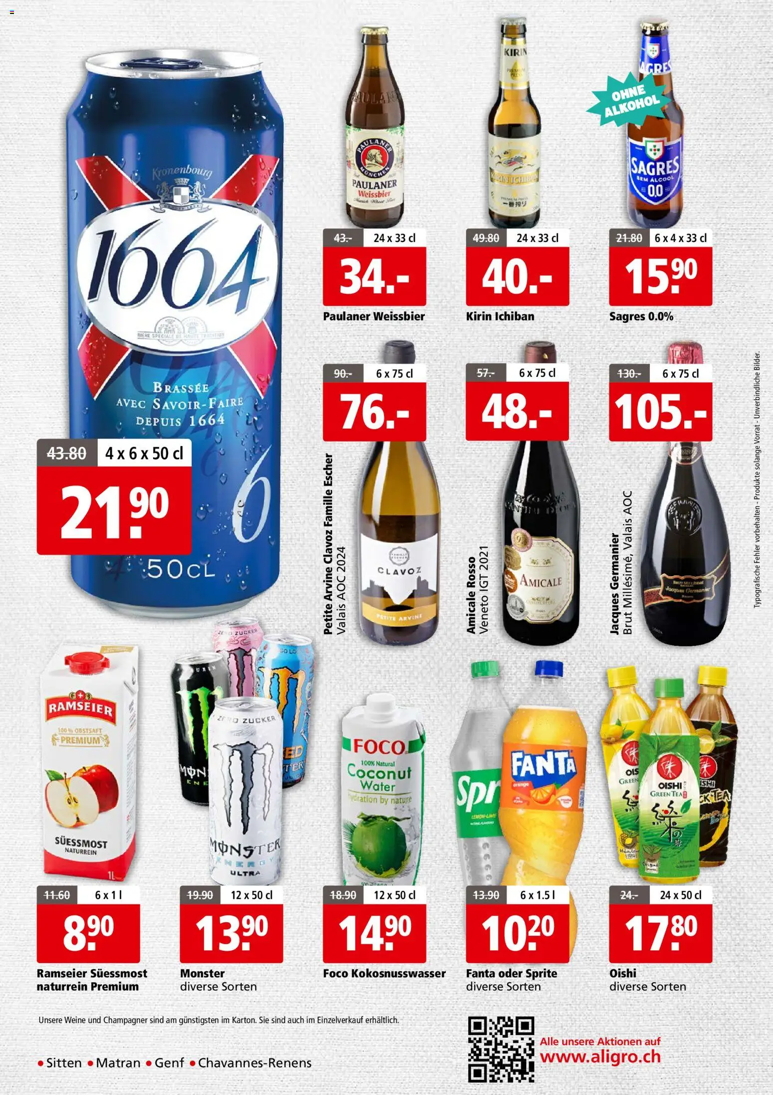 Aligro Aktionen Business Chavannes, Matran, Genf, Sitten – gültig ab 09.02.2026 | Seite: 4