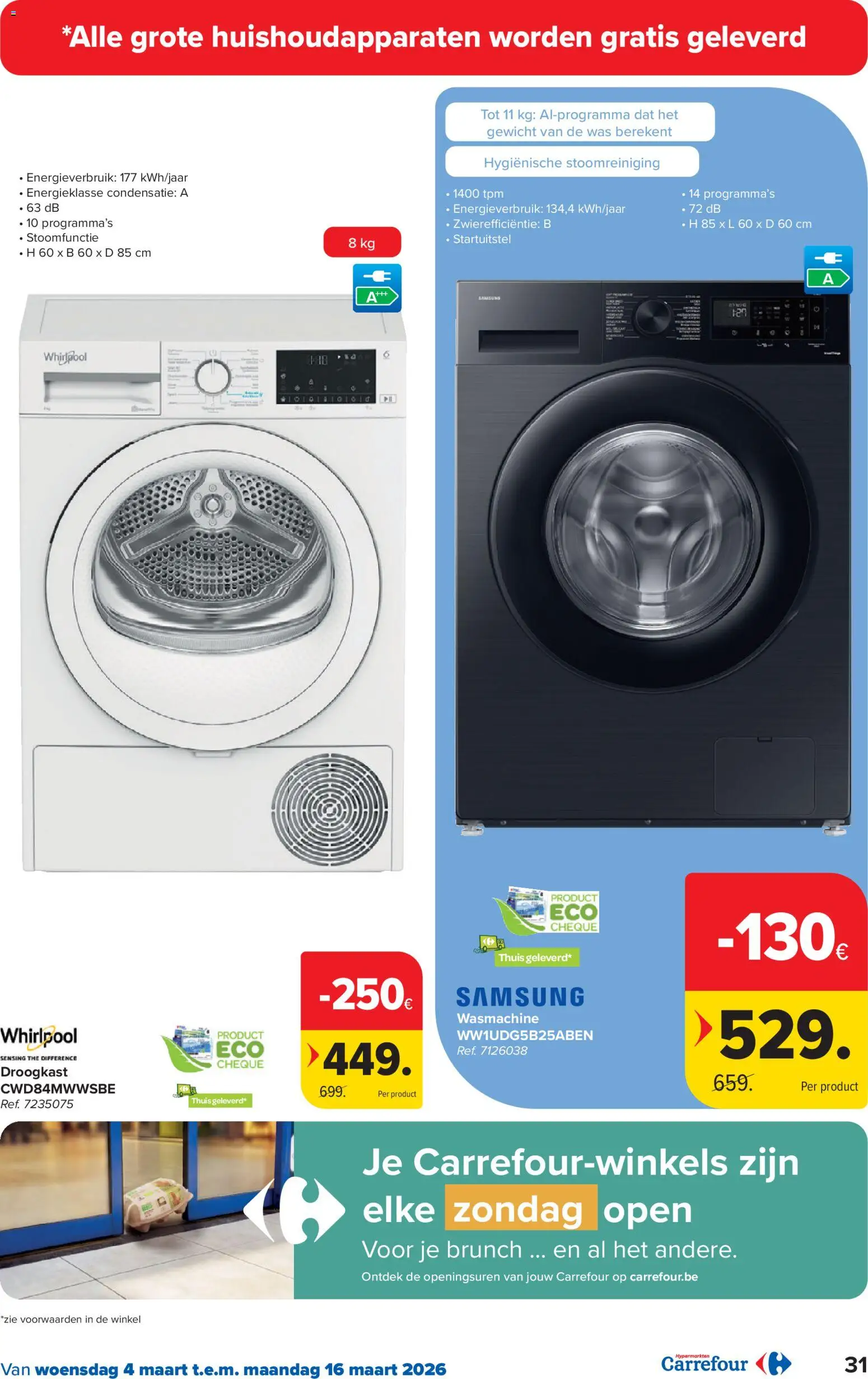 {H1} | Pagina: 31 | Producten: Wasmachine, Gewicht, Was