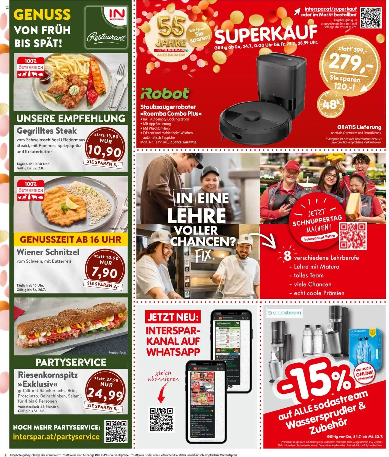 Interspar Flugblatt - Vorarlberg gültig ab 24.07.2025 | Seite: 2 | Produkte: Uhr