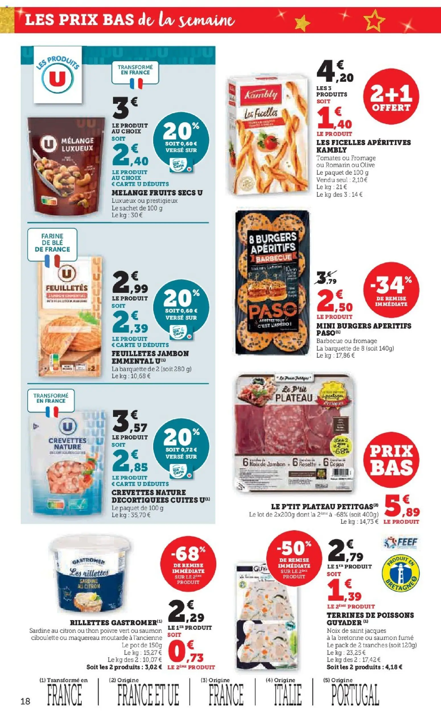 {H1} | Page: 18 | Produits: Citron, Olive, Fromage, Noix