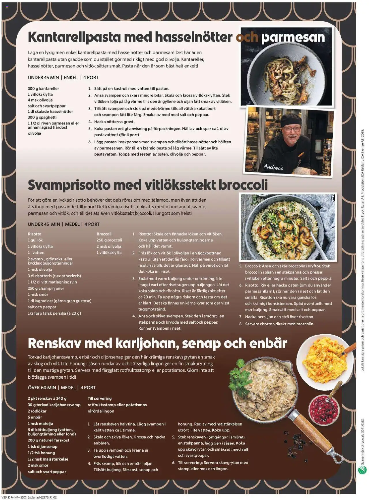 ICA Supermarket reklamblad aktuell från 22.09.2025 | Sida: 14 | Produkter: Salt, Olja, Häll, Grädde