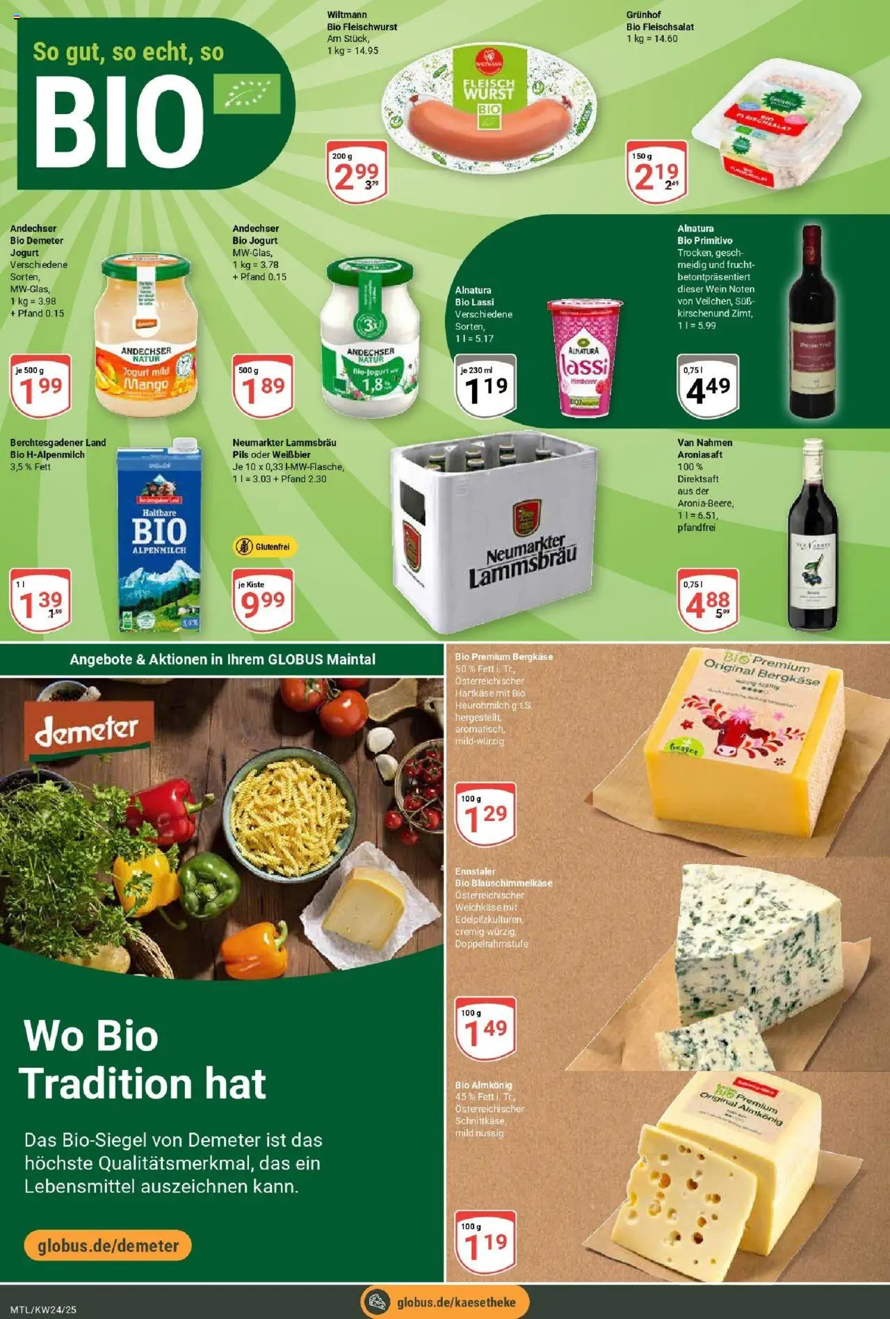 Globus prospekt Maintal-Dörnigheim	 - gültig ab dem 08.06.2025 | Seite: 16 | Produkte: Weißbier, Pils, Himbeere, Wein