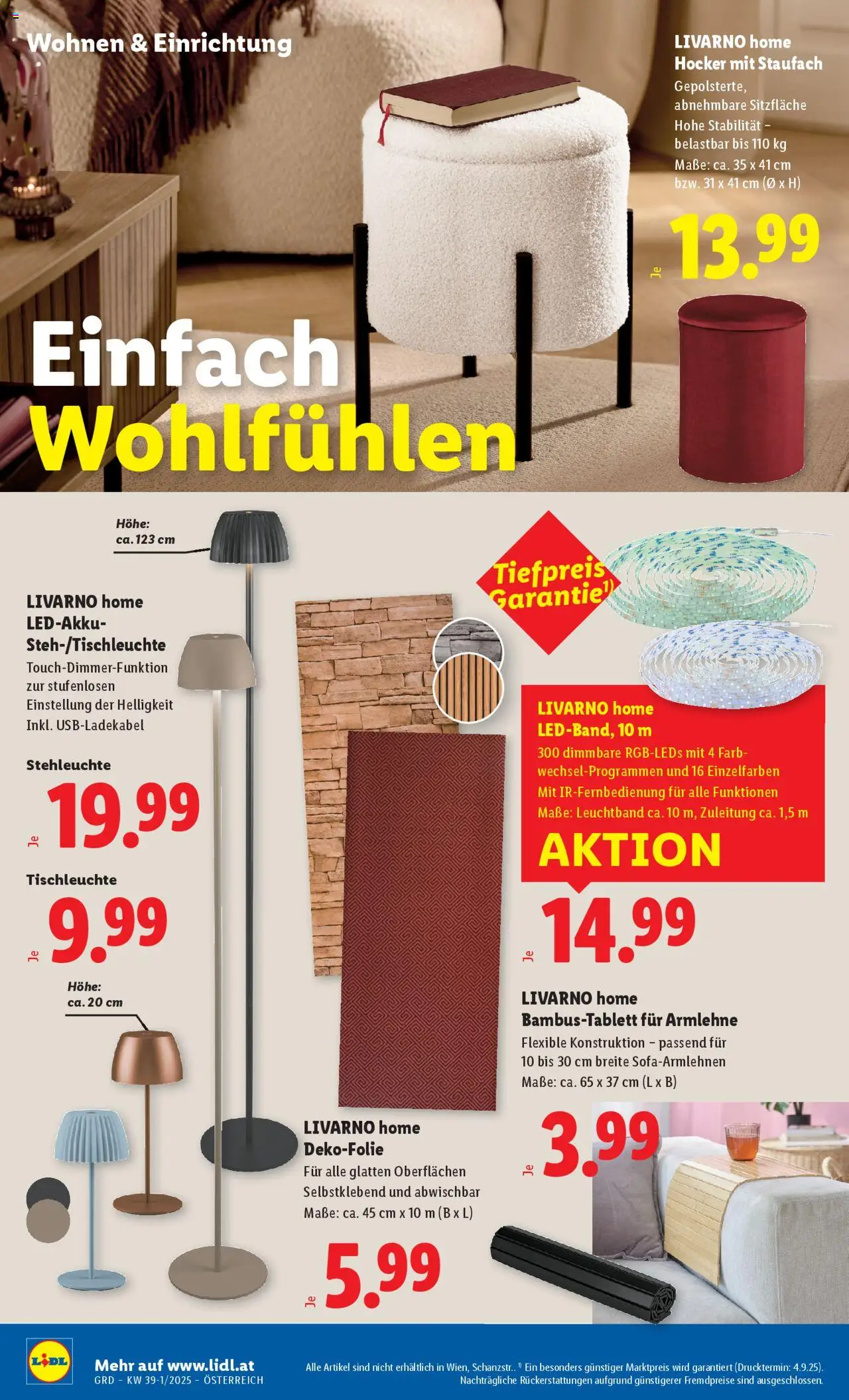 Lidl Flugblatt - Wien, Eisenstadt, Mattersburg gültig ab 18.09.2025 | Seite: 30