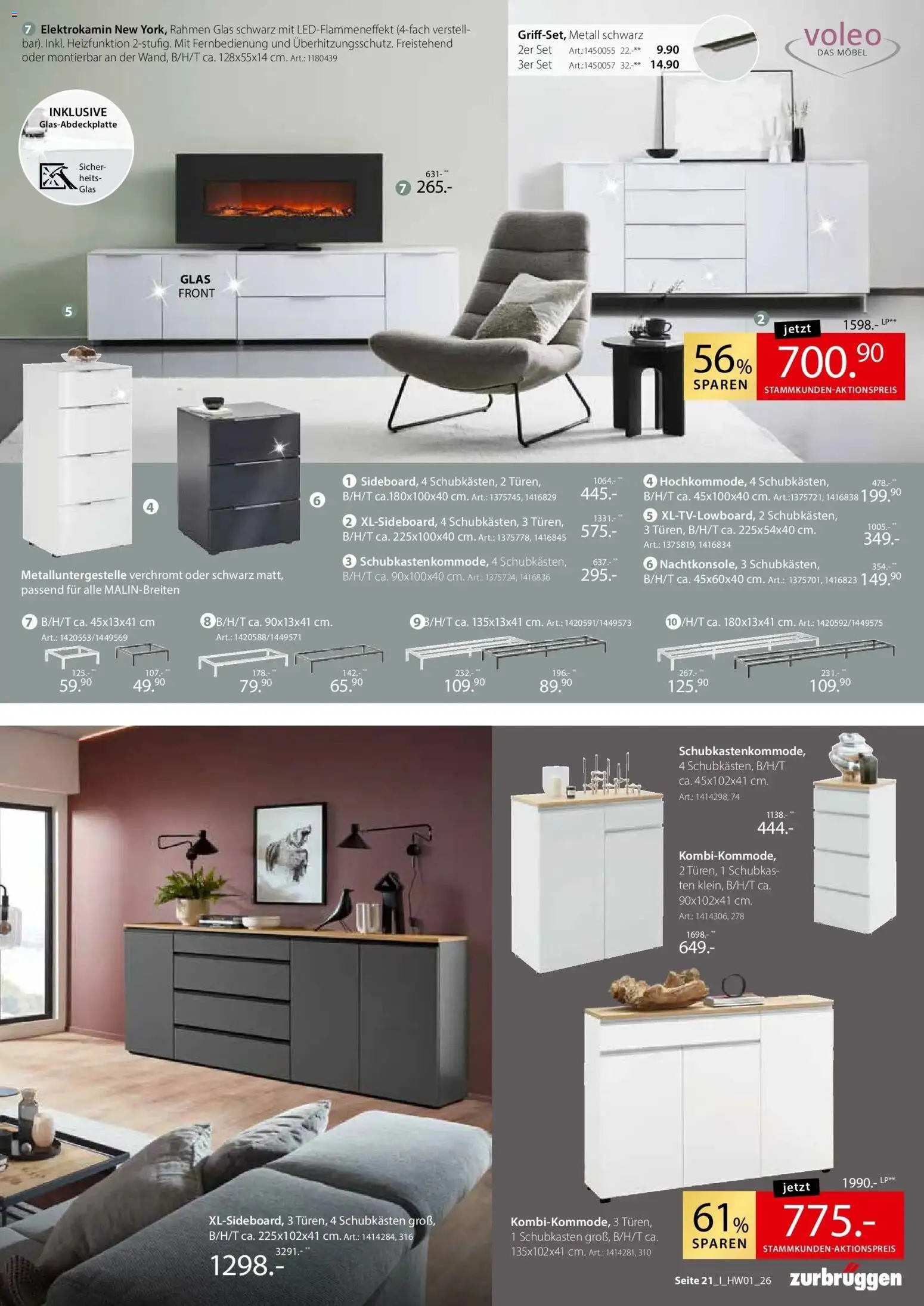 Zurbrüggen - Zurbrüggen: Ihr Einrichtungshaus der Extraklasse – gültig ab 26.03.2026 | Seite: 21