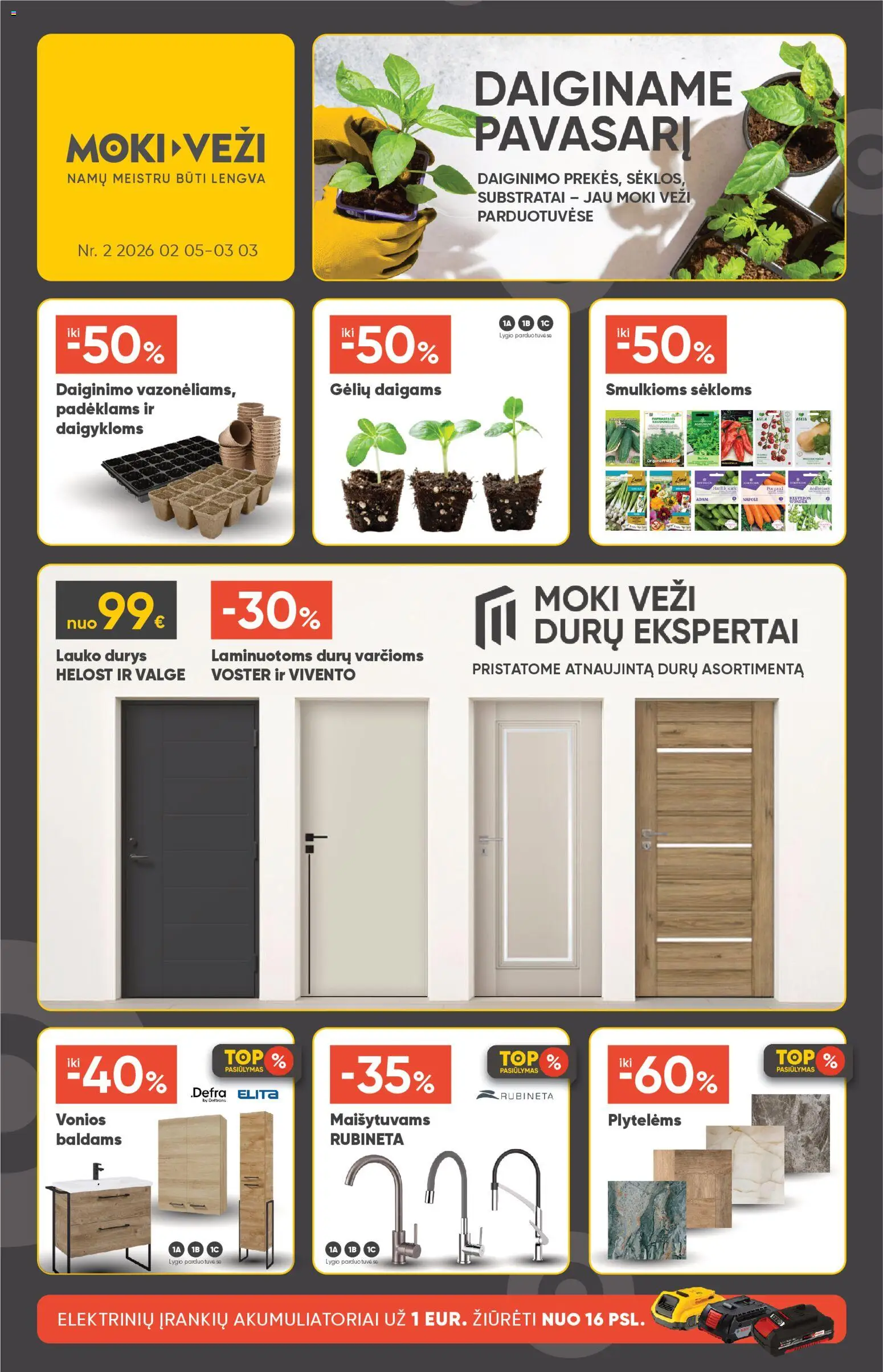 MOKI VEŽI akcijos nuo 05.02.2026 | Puslapis: 1