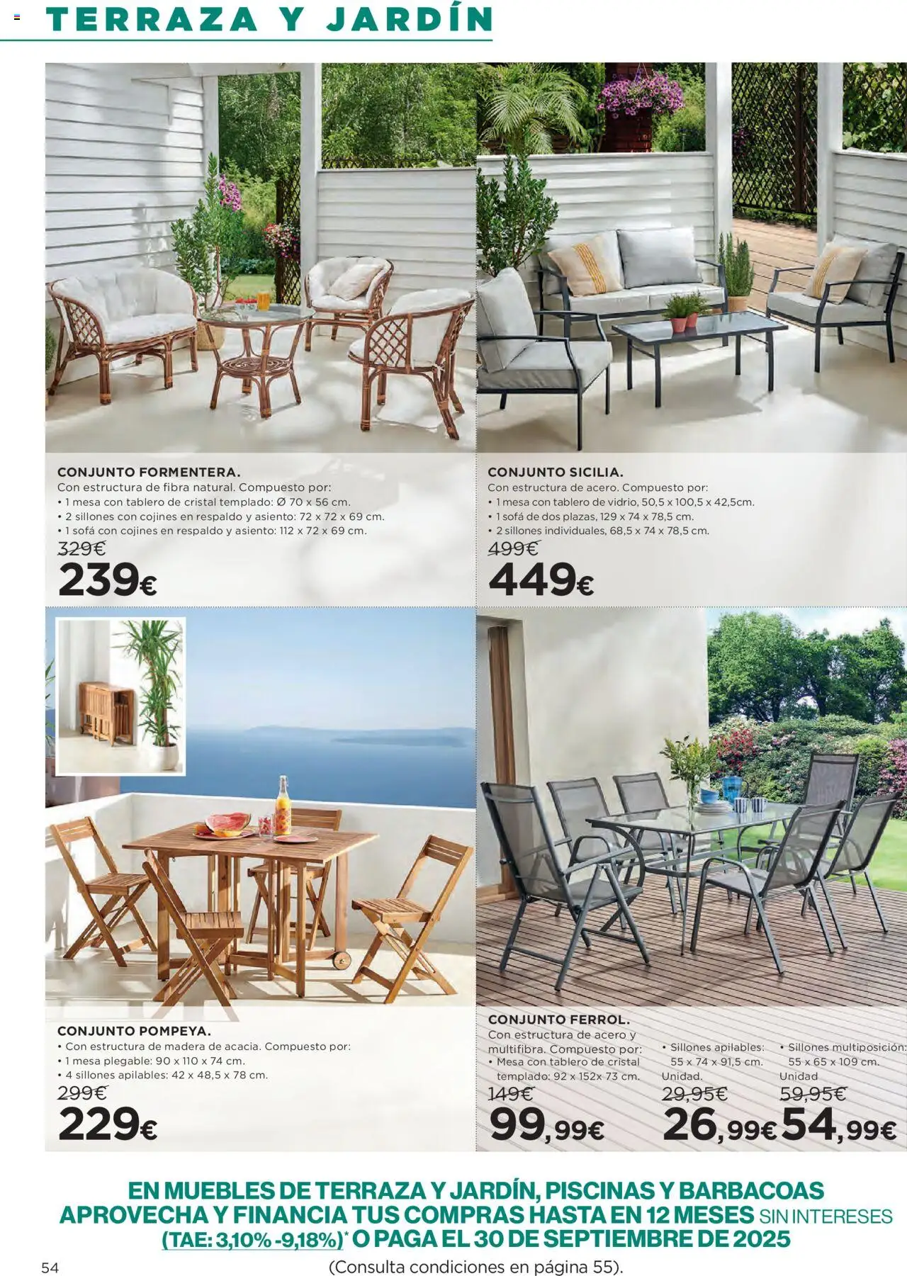Hipercor catálogo │ válido desde el 05.06.2025 | Página: 60 | Productos: Muebles, Sofá, Mesa