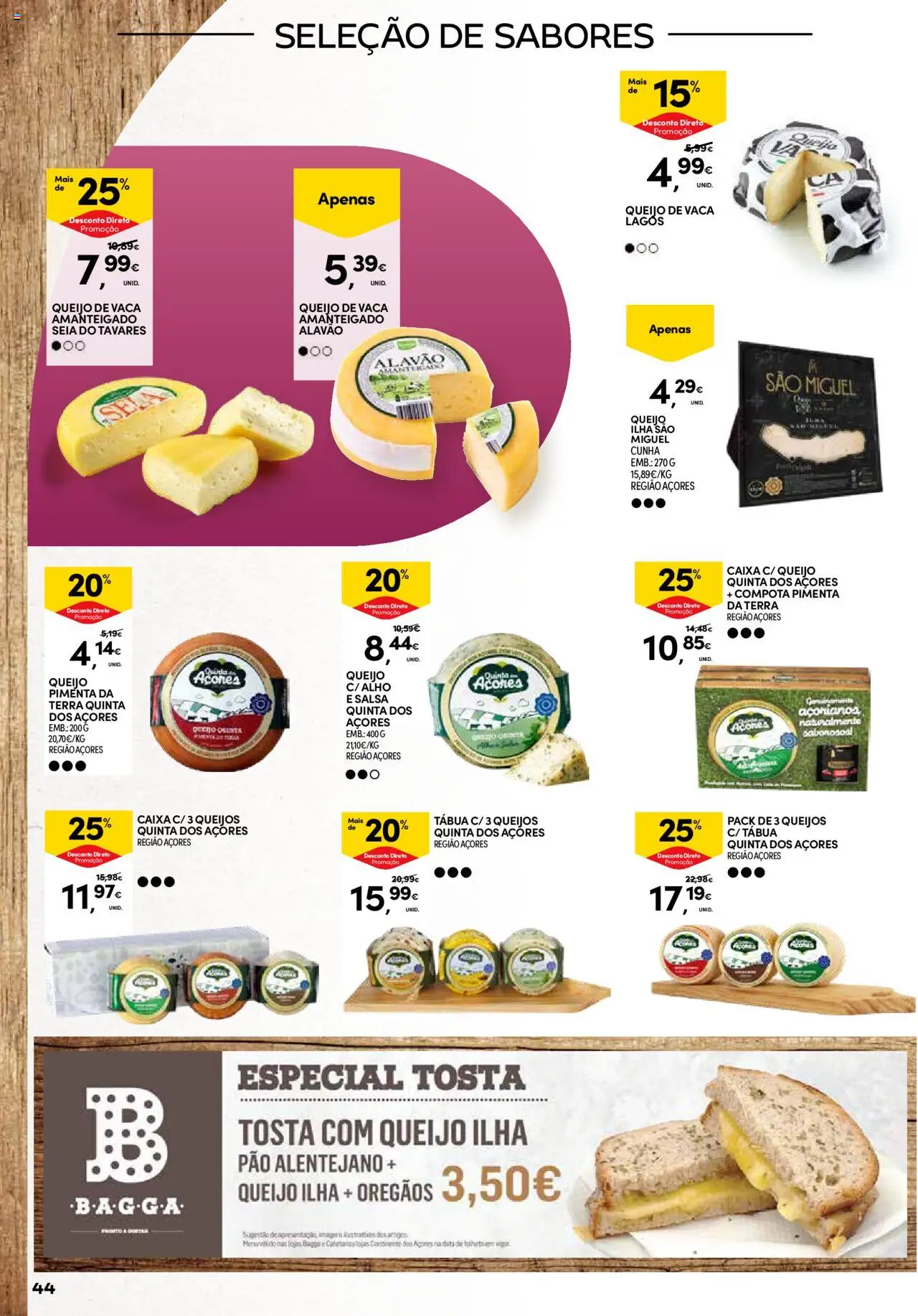 Continente - Açores: Vinhos, Enchidos e Queijos │ válido de 23.09.2025 | Página: 44 | Produtos: Orégãos, Pimenta, Caixa, Pão