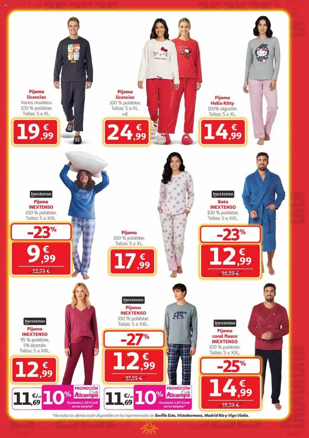 Alcampo - Canarias │ válido desde el 09.10.2025 | Página: 45 | Productos: Pijama