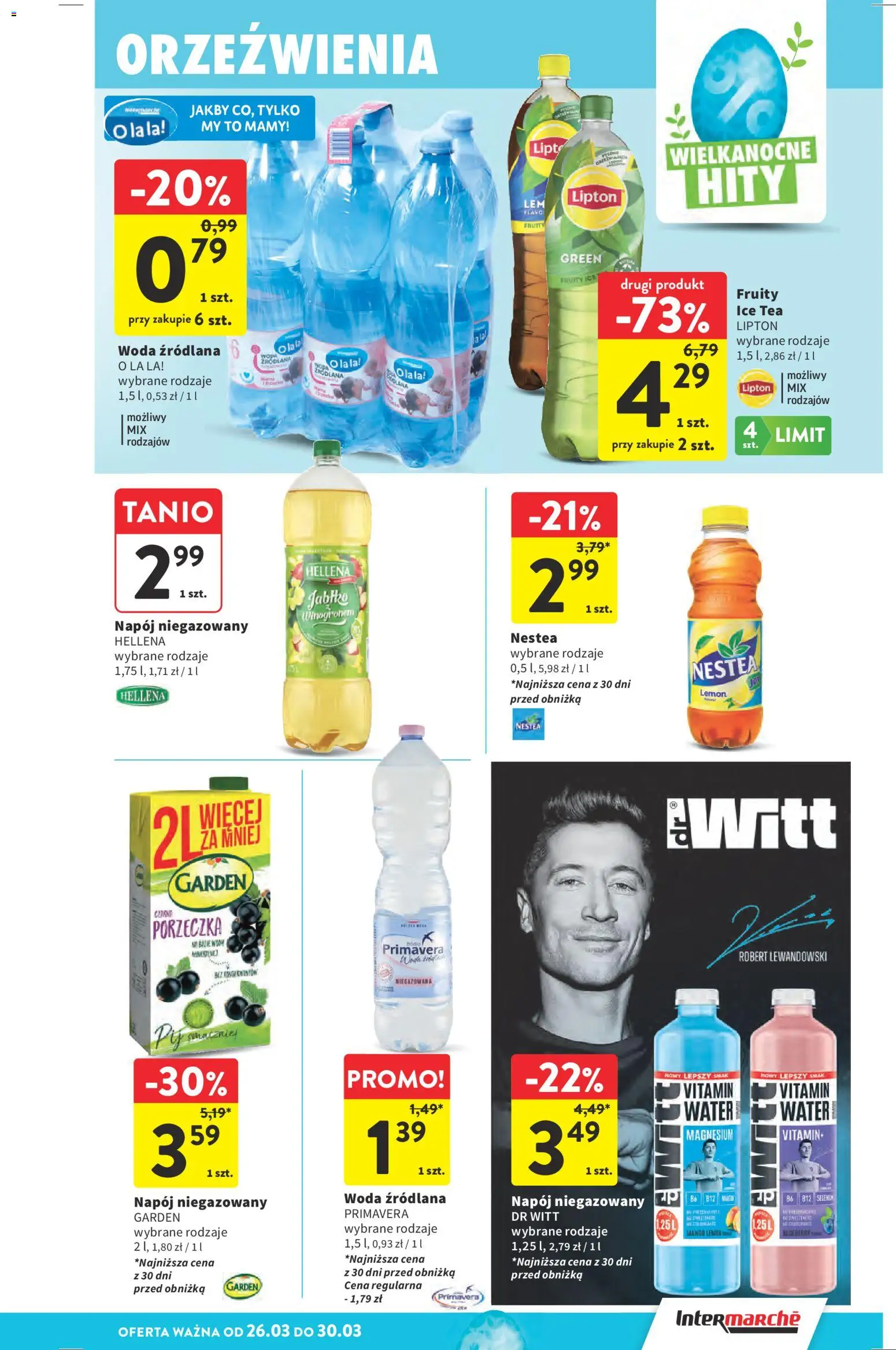 Intermarche gazetka od 26.03.2026 | Strona: 39 | Produkty: Mango, Woda źródlana, Porzeczka, Woda