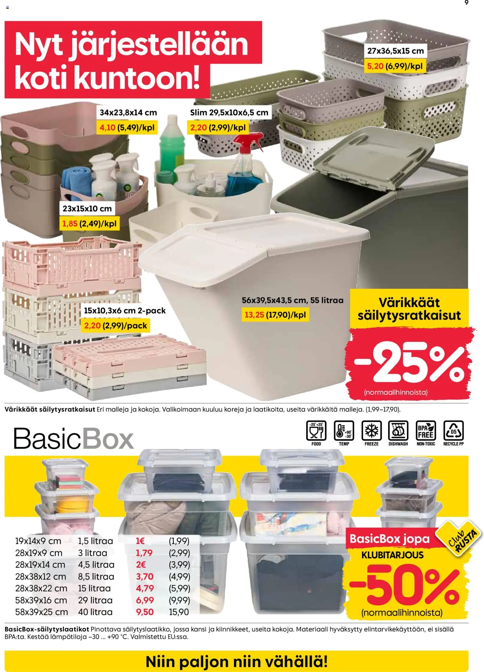 Rusta tarjoukset – voimassa 05.01.2026 alkaen | Sivu: 9 | Tuotteet: Kansi