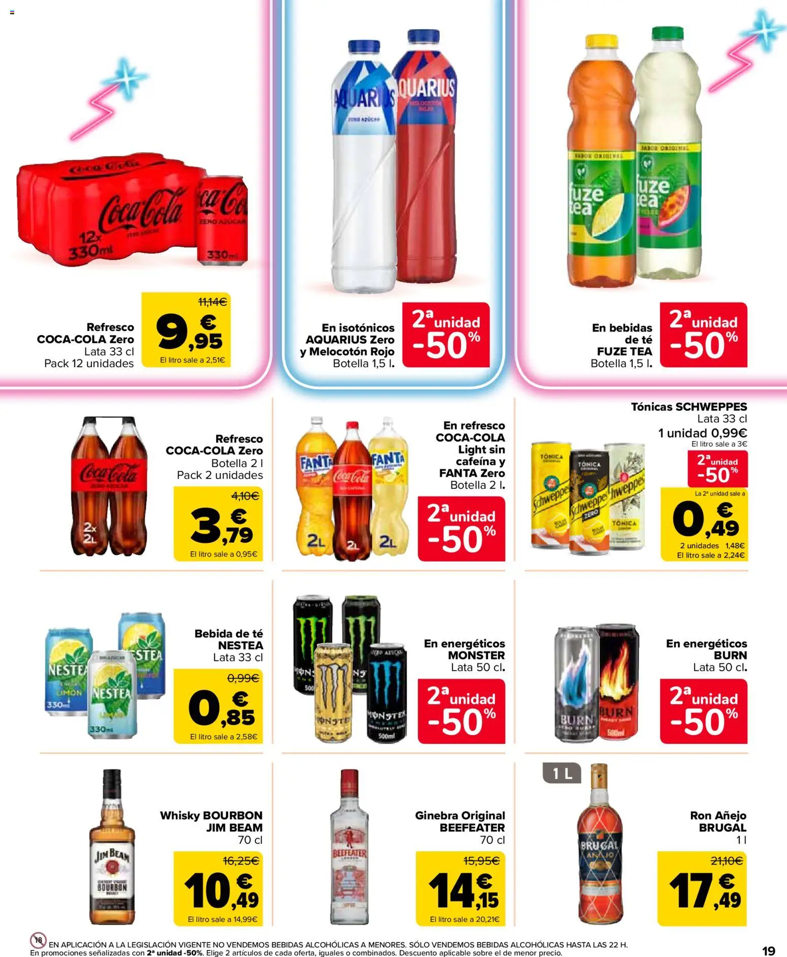 Carrefour Market folleto │ válido desde el 07.04.2026 | Página: 19 | Productos: Ron, Ginebra, Té, Whisky