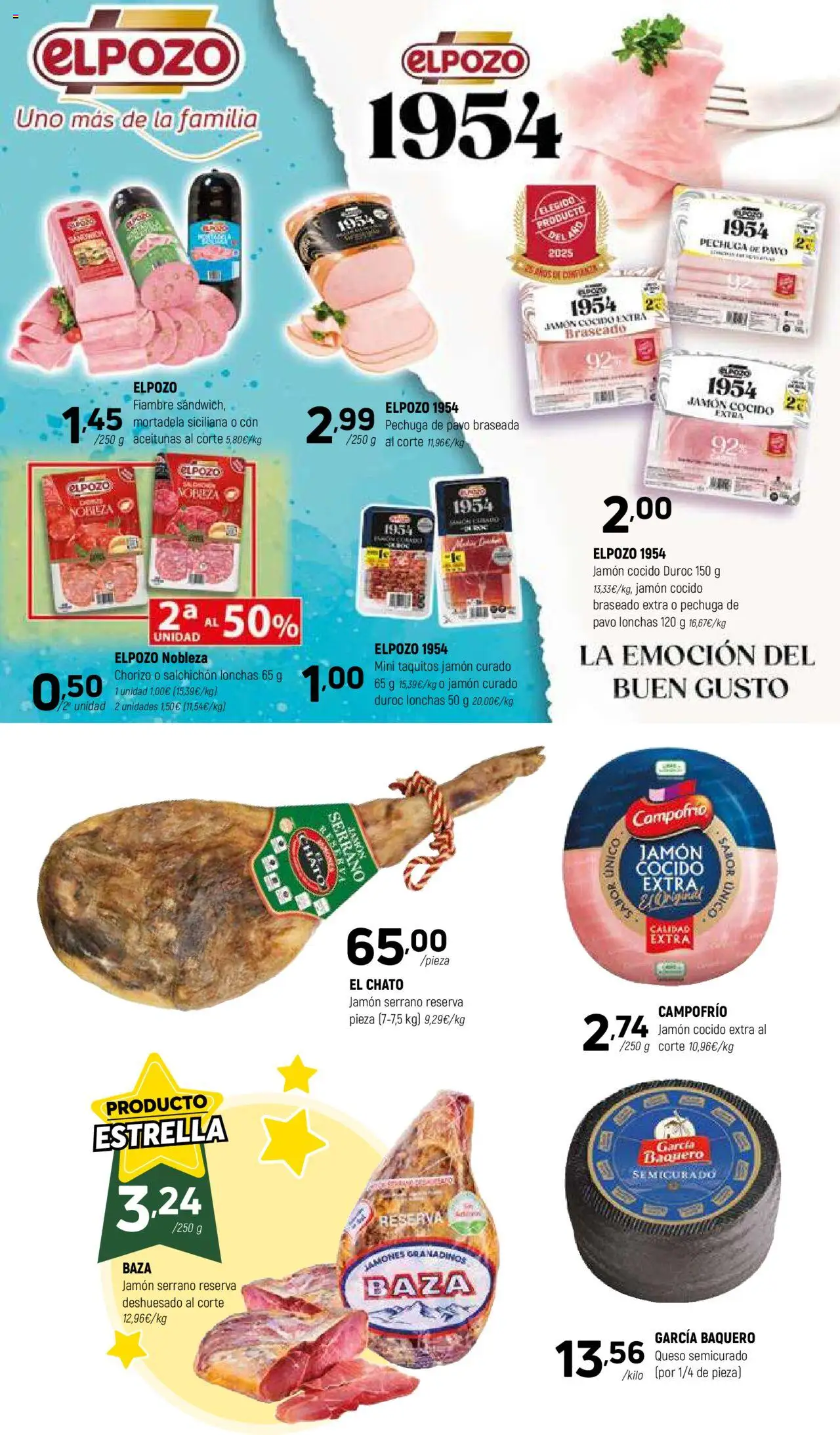 Coviran ofertas │ válido desde el 07.10.2025 | Página: 4 | Productos: Jamón serrano, Queso, Jamón, Mortadela