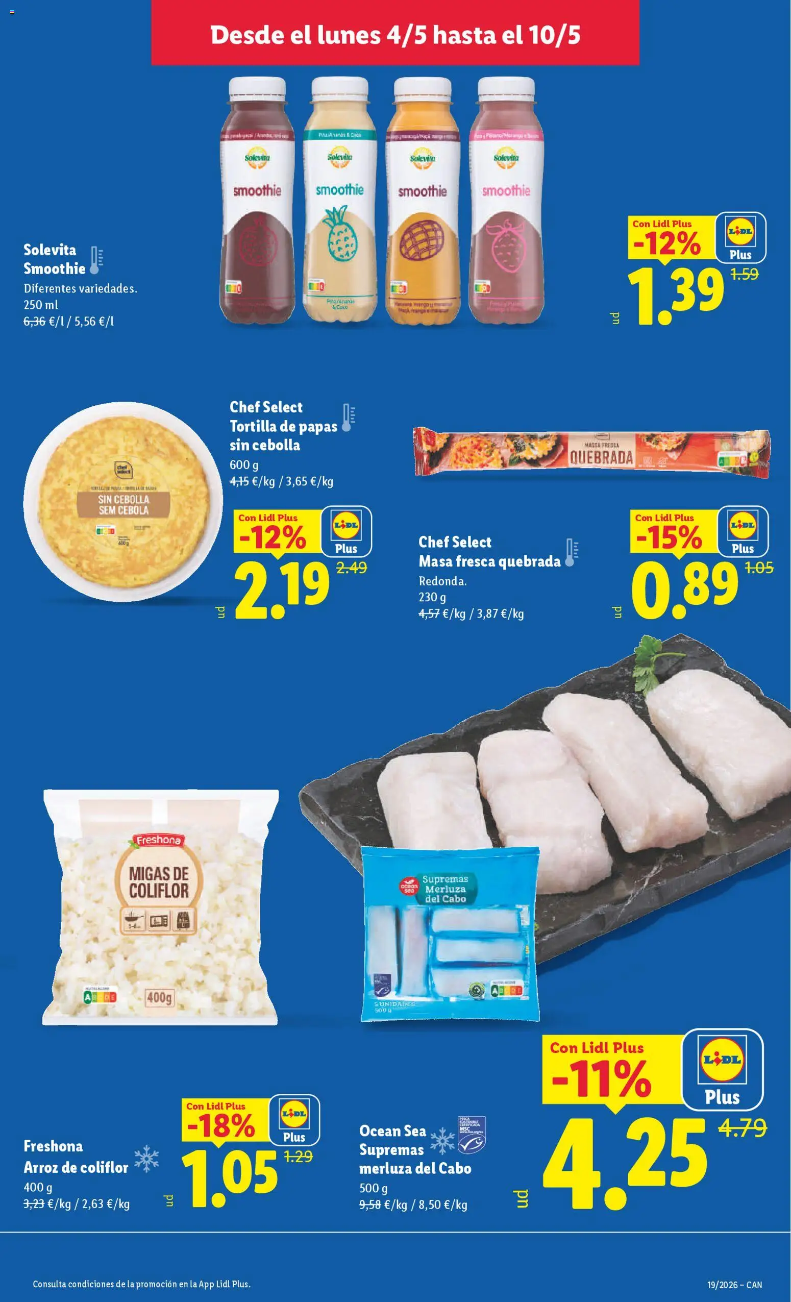 Lidl folleto │ válido desde el 04.05.2026 | Página: 19 | Productos: Arroz, Παγωμένο τσάι