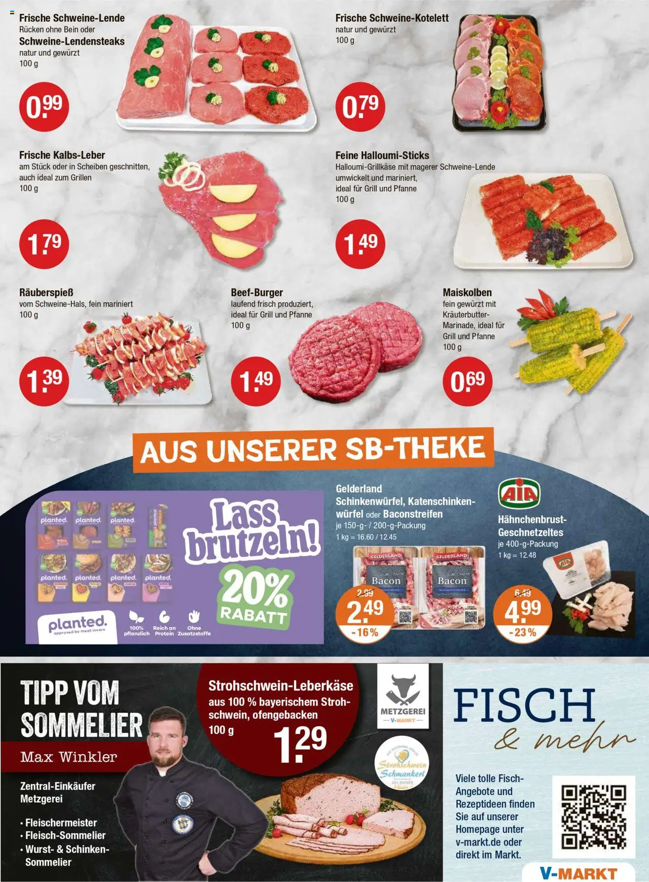 V-Markt - M&#252;nchen - gültig ab dem 21.08.2025 | Seite: 3 | Produkte: Kräuterbutter, Kalbsleber, Fisch, Hahnchenbrust