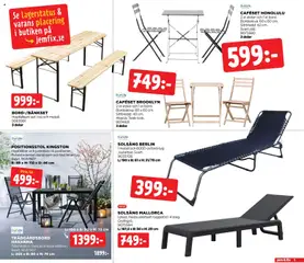 Jem & Fix erbjudanden - Förhandsvisning av reklamblad från butik Jem & Fix aktuell från 05.04.2026 | Sida: 5 | Produkter: Solsäng, Set