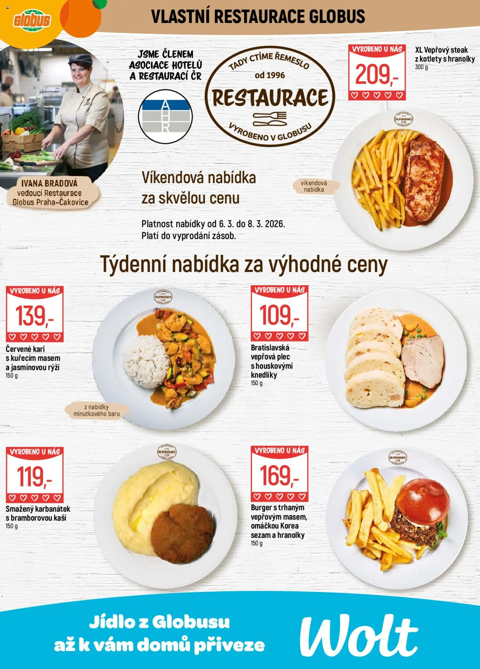 Globus leták od 04.03.2026 | Strana: 7 | Produkty: Globus, Hranolky, Steak, Rýži