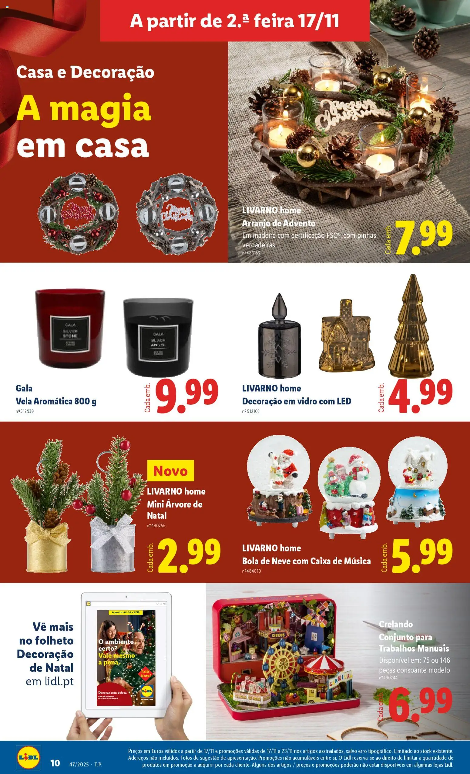 Lidl Black Friday │ válido de 17.11.2025 | Página: 10 | Produtos: Árvore de natal, Caixa