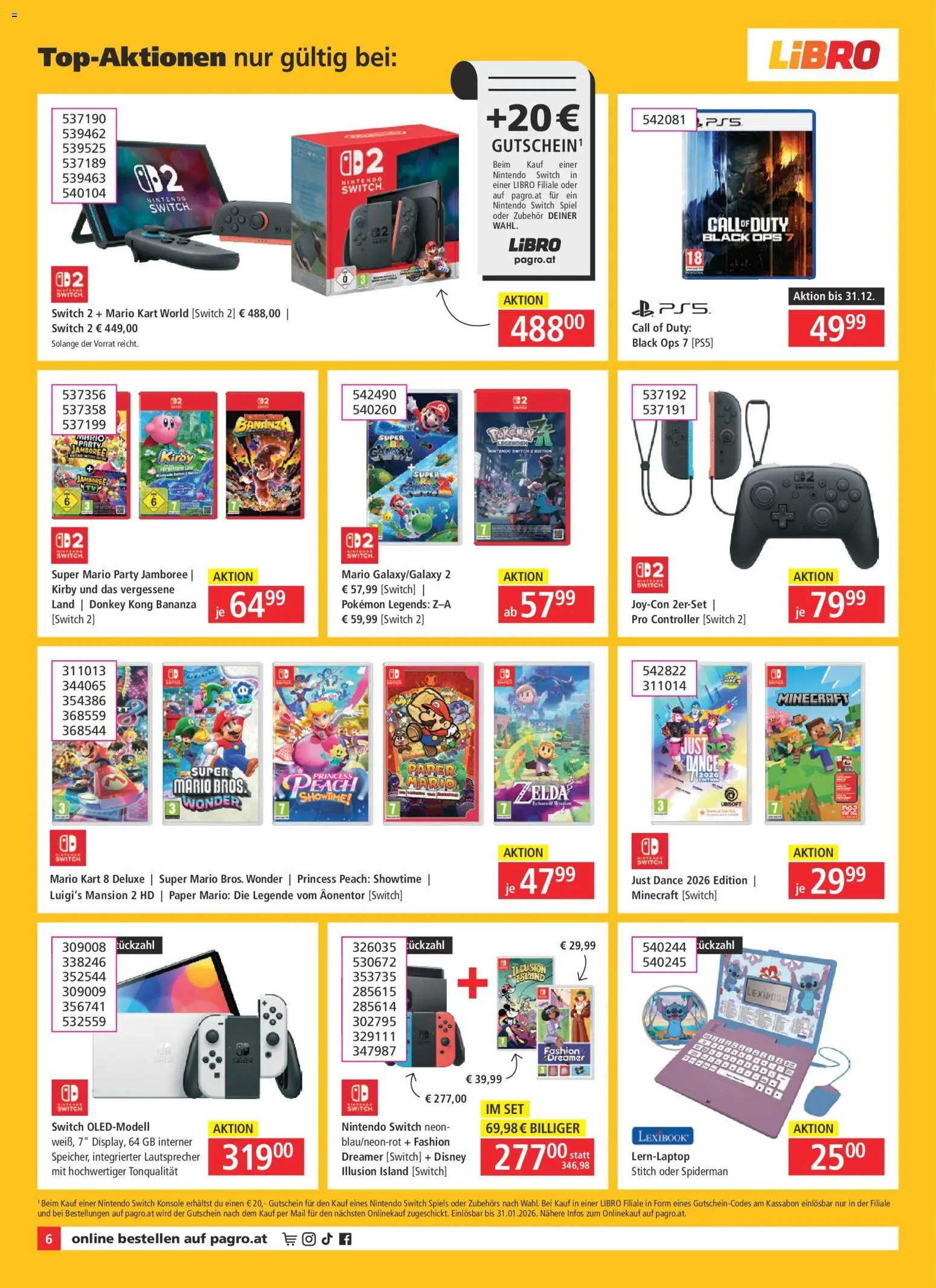 Libro Flugblatt gültig ab 18.12.2025 | Seite: 6 | Produkte: Spiel, Lautsprecher
