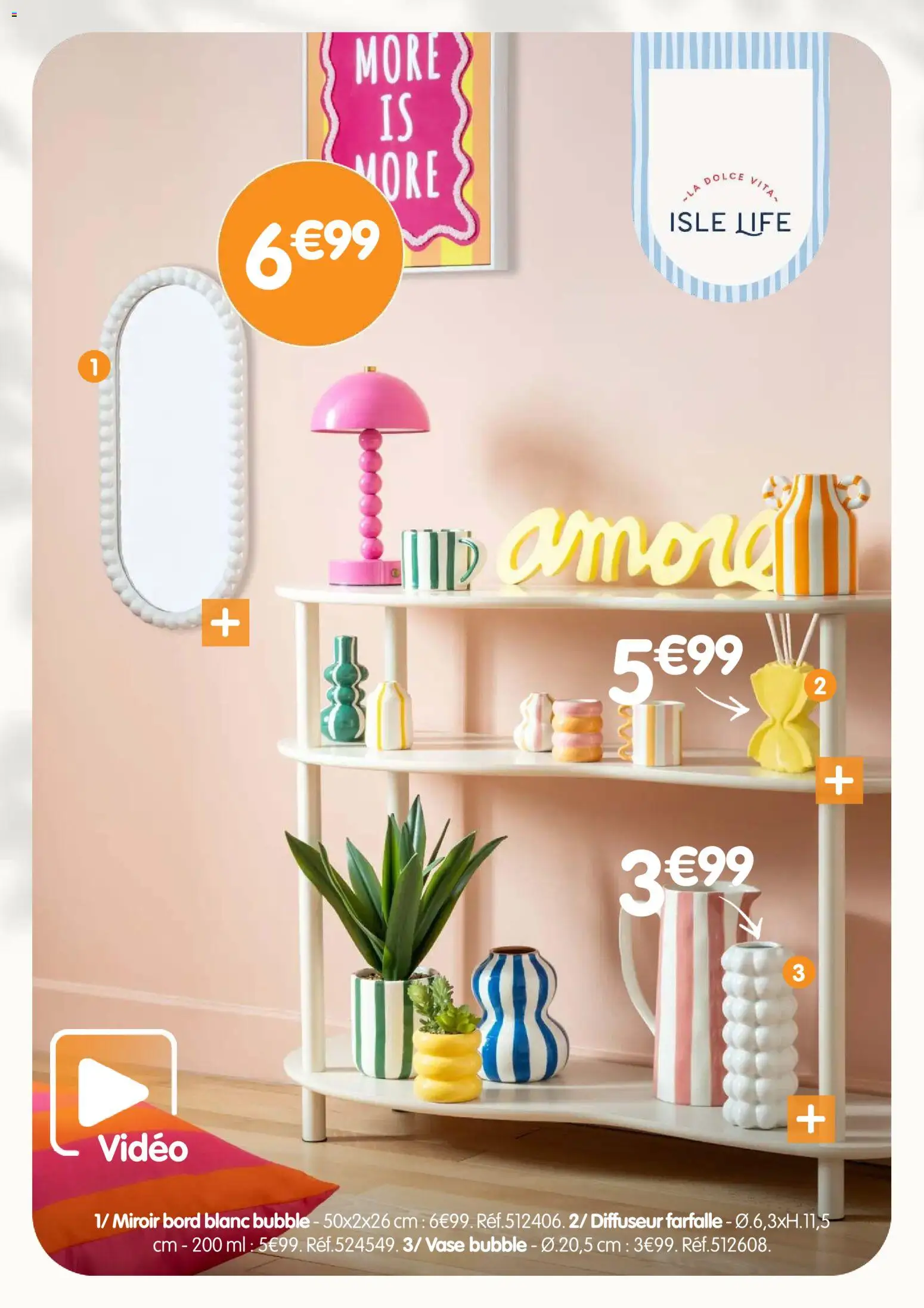 {H1} | Page: 5 | Produits: Vidéo, Diffuseur, Miroir, Vase