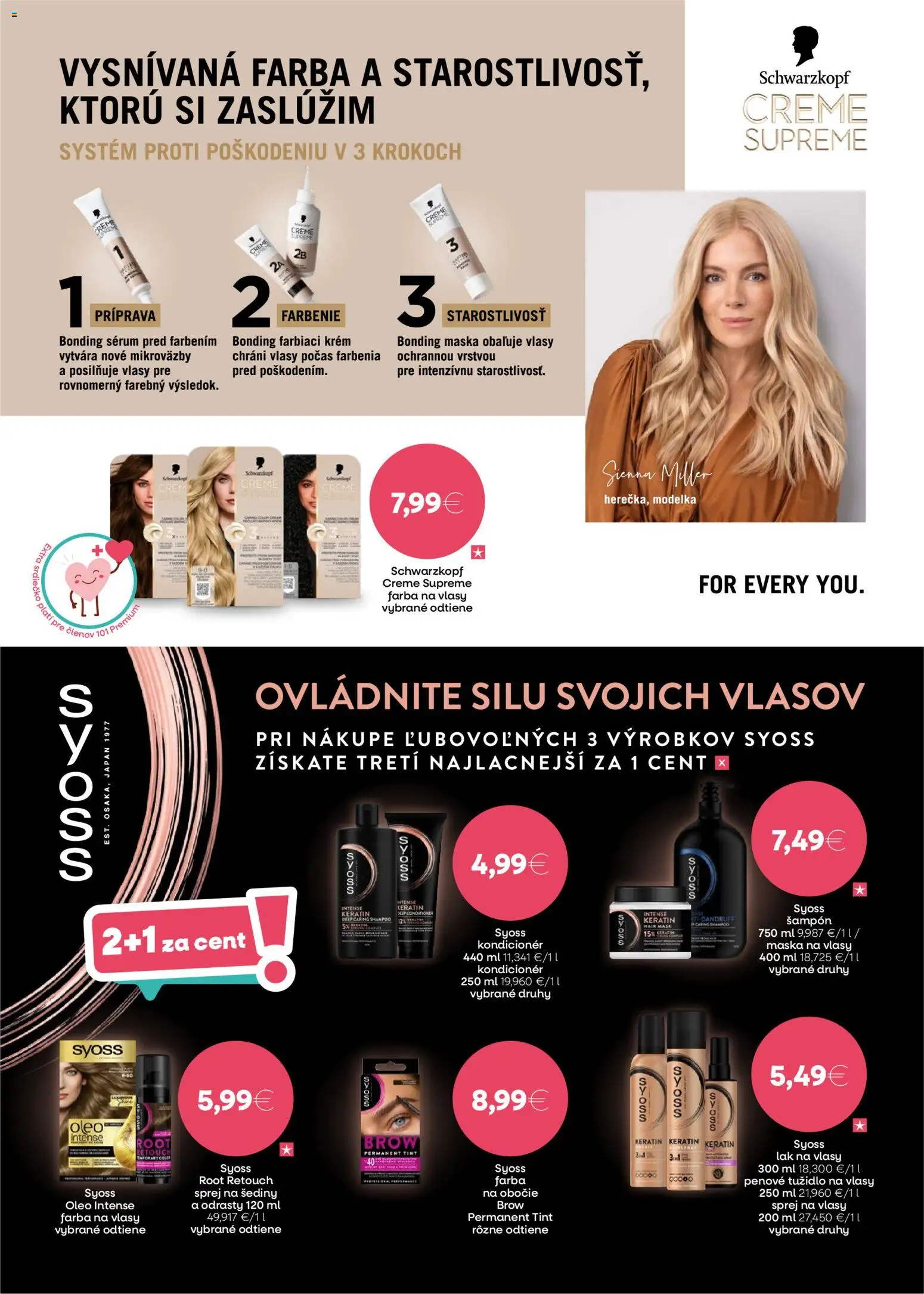 Nové 101 drogerie akcie – leták je platný od 03.12.2025 | Strana: 6 | Produkty: Maska na vlasy, Lak na vlasy, Farba na vlasy, Krém