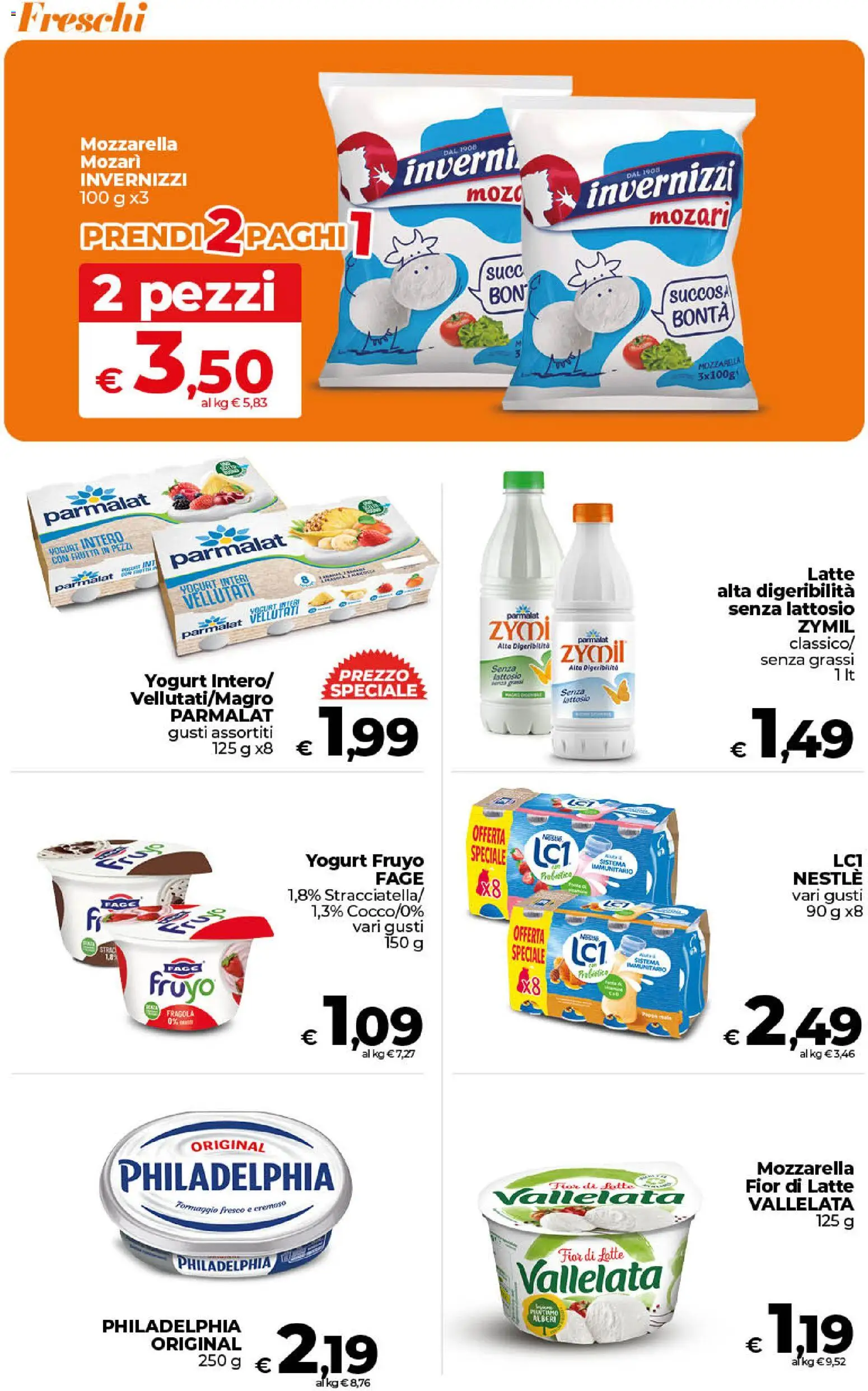 Volantino Ipercoop del 24.02.2026 | Pagina: 13 | Prodotti: Frutta, Mozzarella, Latte, Formaggio
