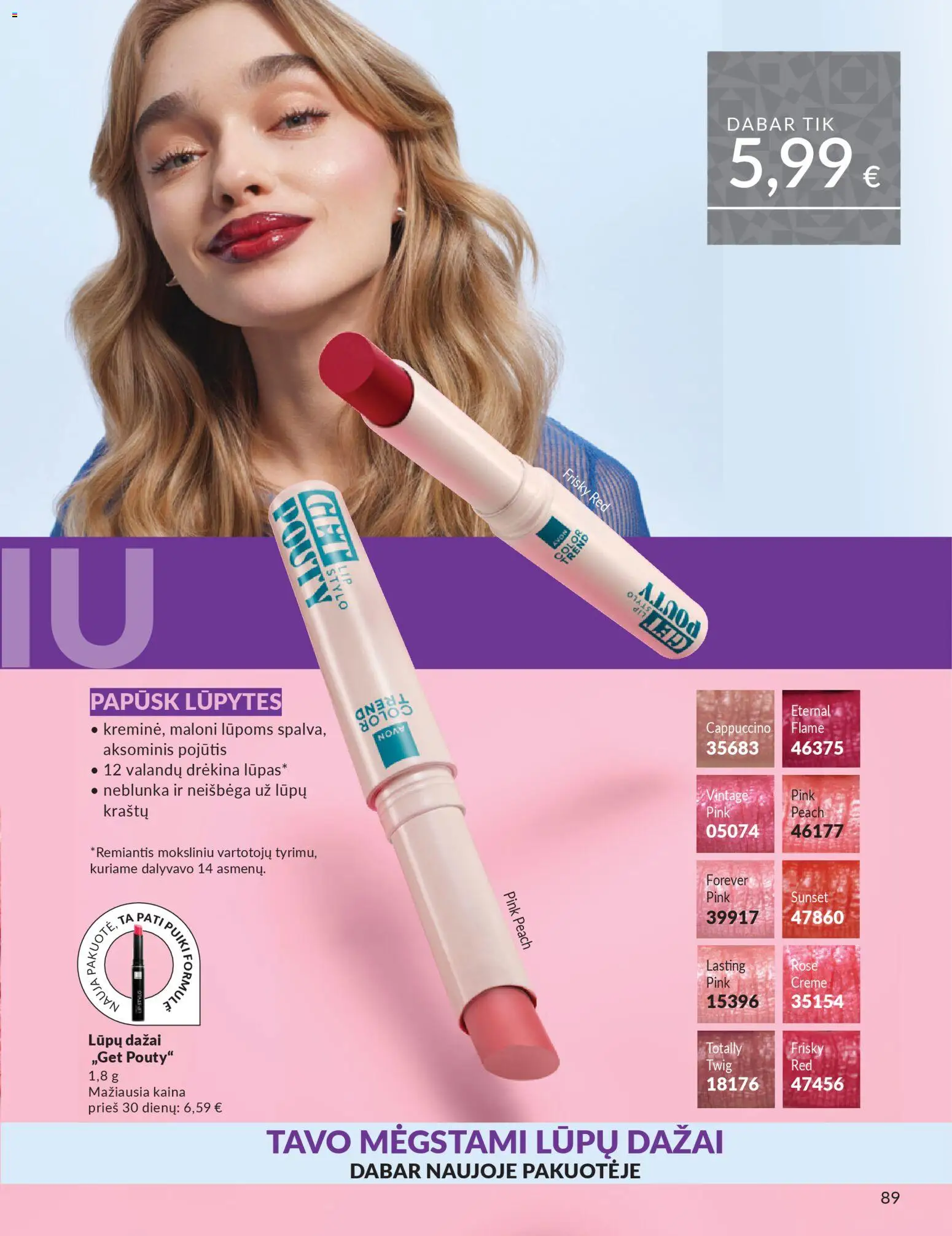 AVON akcijos nuo 01.11.2025 | Puslapis: 89