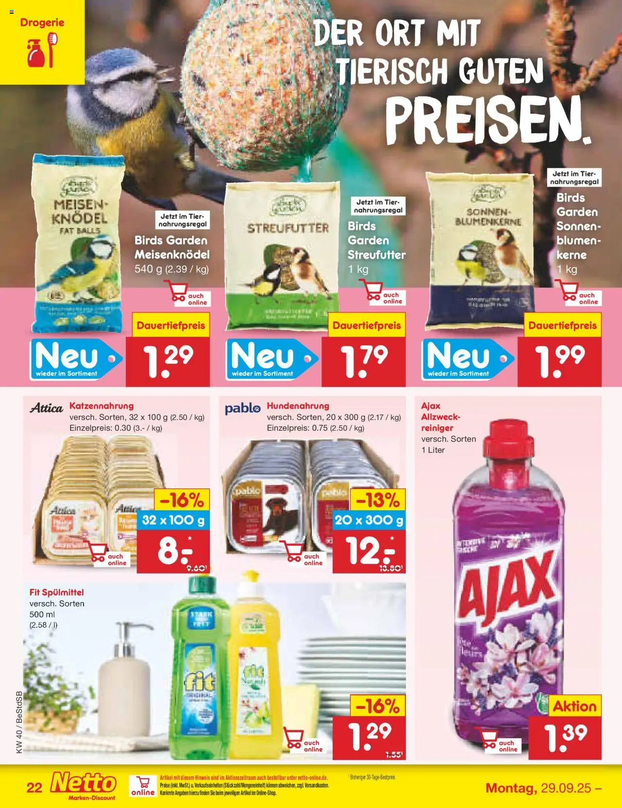 Netto Marken-Discount Prospekt 	 – gültig ab 29.09.2025 | Seite: 26 | Produkte: Blumen