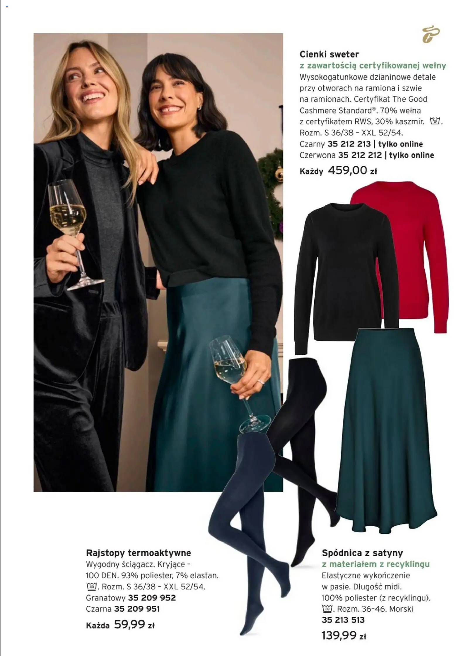 Tchibo promocje od 18.11.2025 | Strona: 7 | Produkty: Sweter, Rajstopy