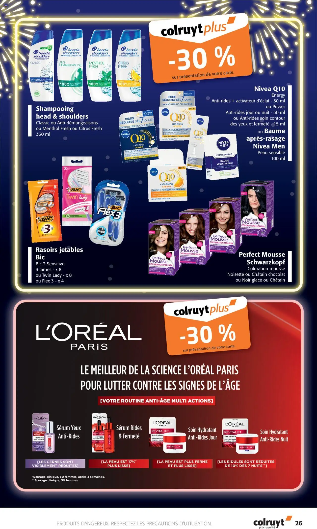 {H1} | Page: 26 | Produits: Serum, Coloration, Mousse, Chocolat