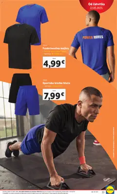 Lidl katalog | vrijedi od 19.05.2025 | Stranica: 33 | Proizvodi: Majica, Hlače, Kratke hlače