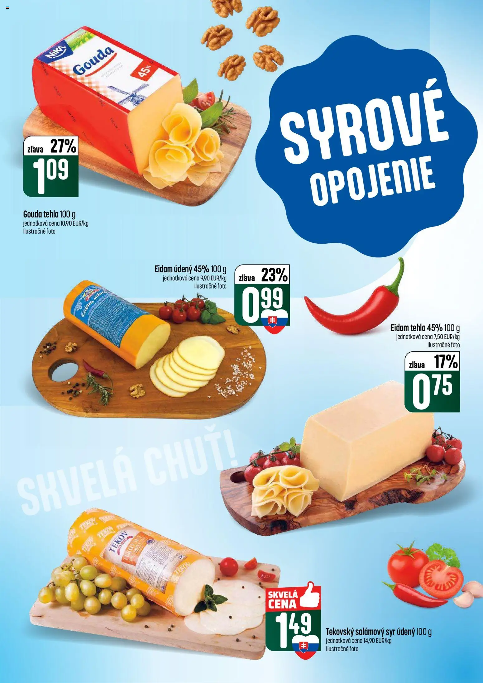 Nové COOP Jednota akcie – leták je platný od 12.02.2026 | Strana: 18 | Produkty: Syr, Gouda, Eidam