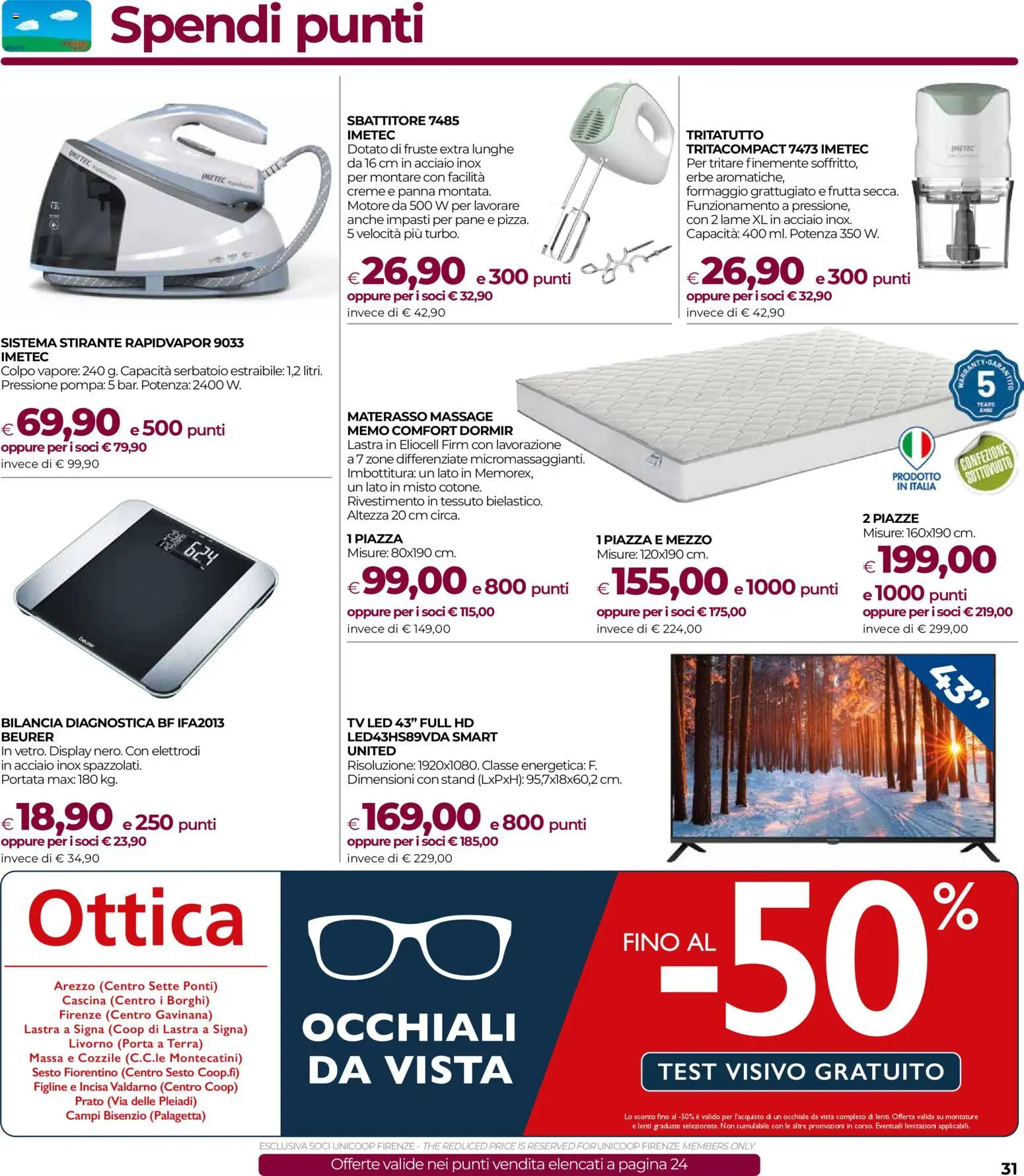 Volantino COOP del 15.01.2026 | Pagina: 31 | Prodotti: Pane, Sbattitore, Panna, Formaggio