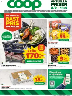 Coop - Almunge - Förhandsvisning av reklamblad från butik Coop aktuell från 08.09.2025