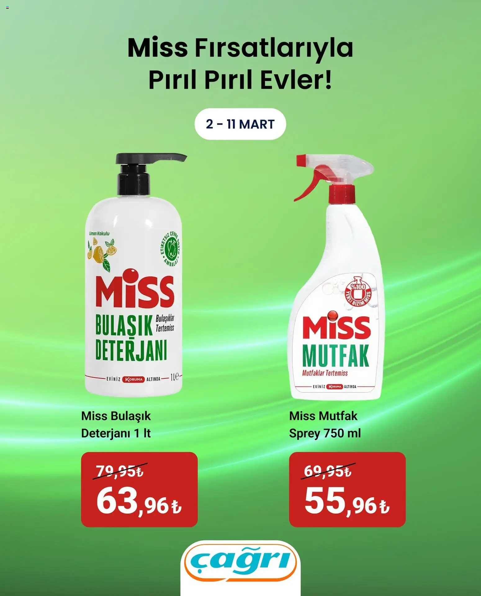 Çağrı Market - Miss Fırsatlarıyla Pırıl Pırıl Evler - 02.03.2026 tarihinden itibaren geçerlidir | Sayfa: 1 | Ürünler: Limon